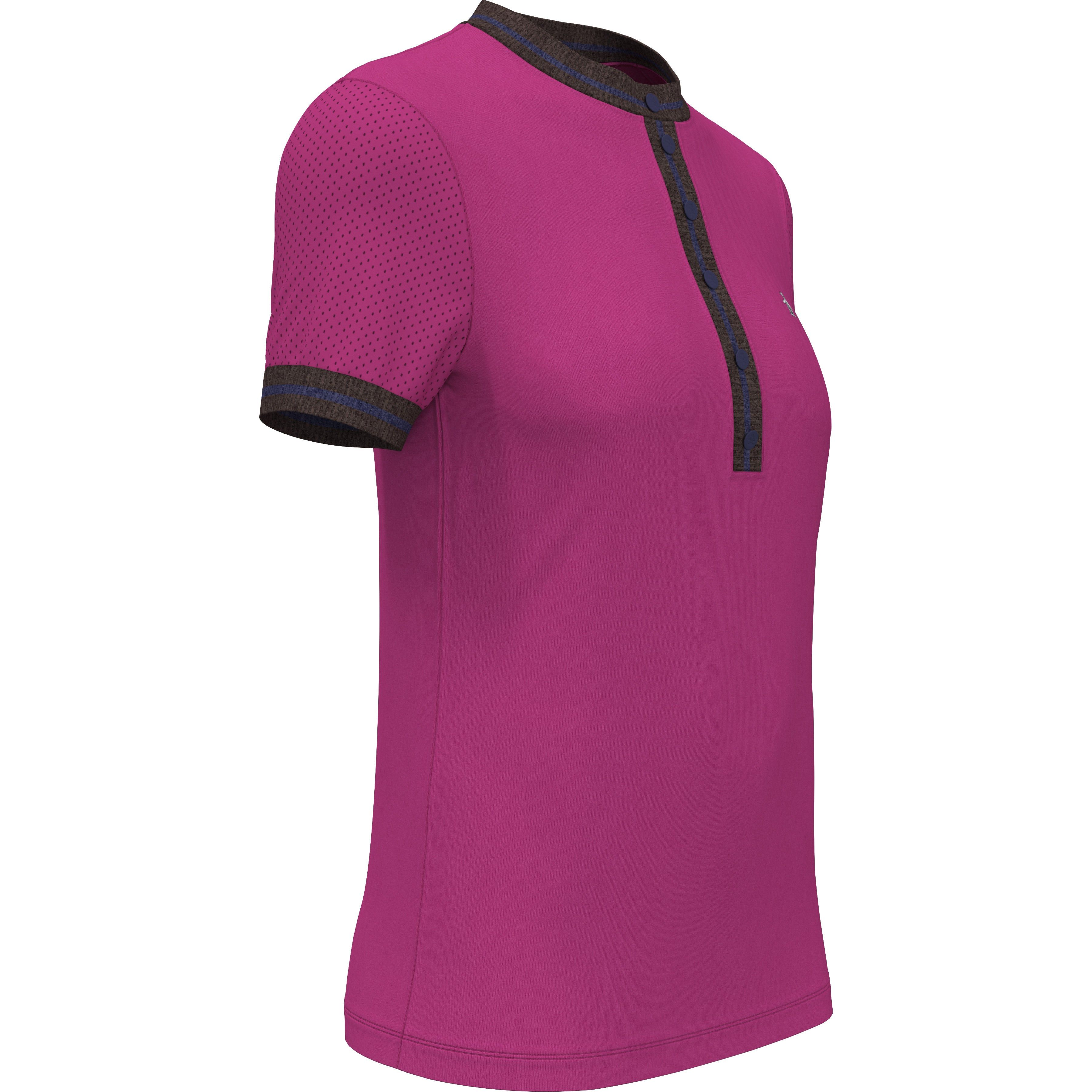 Women's Stripe Rib Collar Golf Shirt sold by Original Penguin product image thumbnail 3