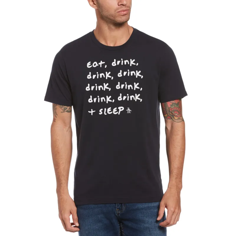 Eat Drink Sleep Tee sold by Original Penguin