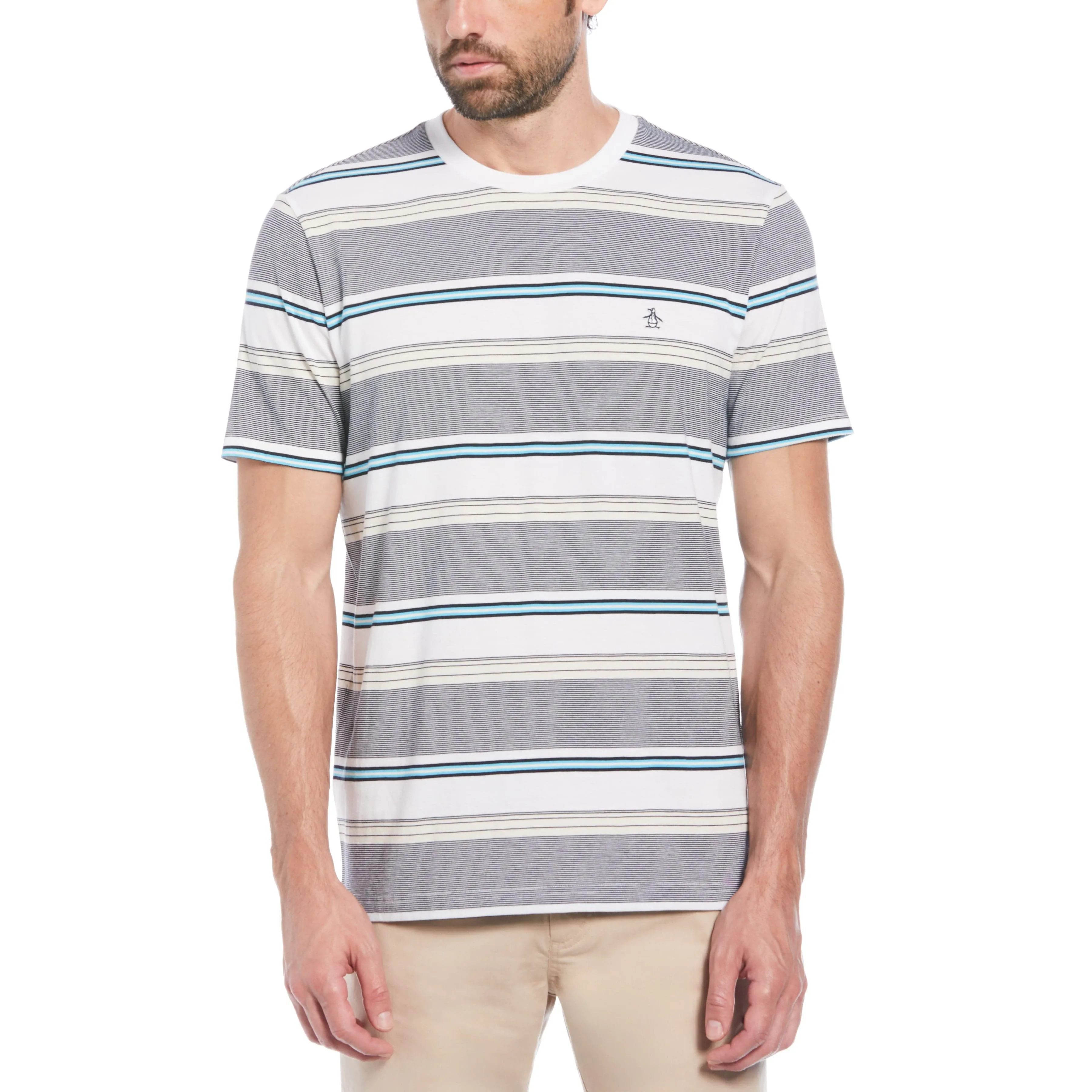 Embroidered Striped T-Shirt sold by Original Penguin