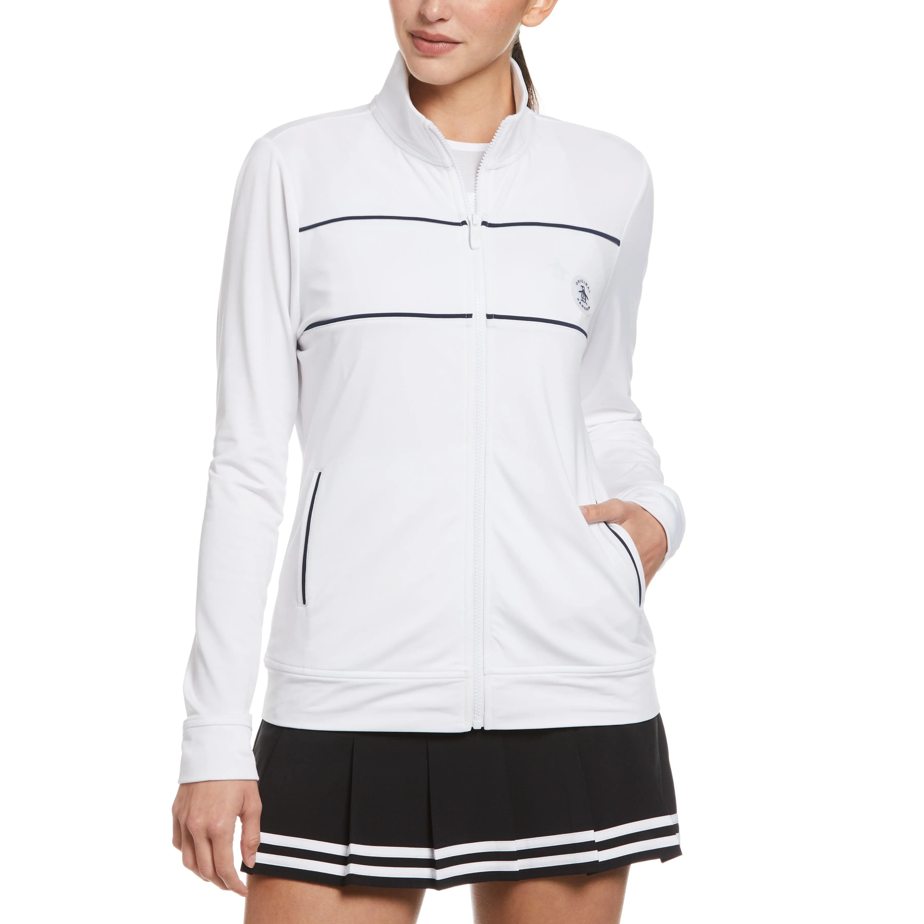 Women's Performance Track Style Tennis Jacket sold by Original Penguin