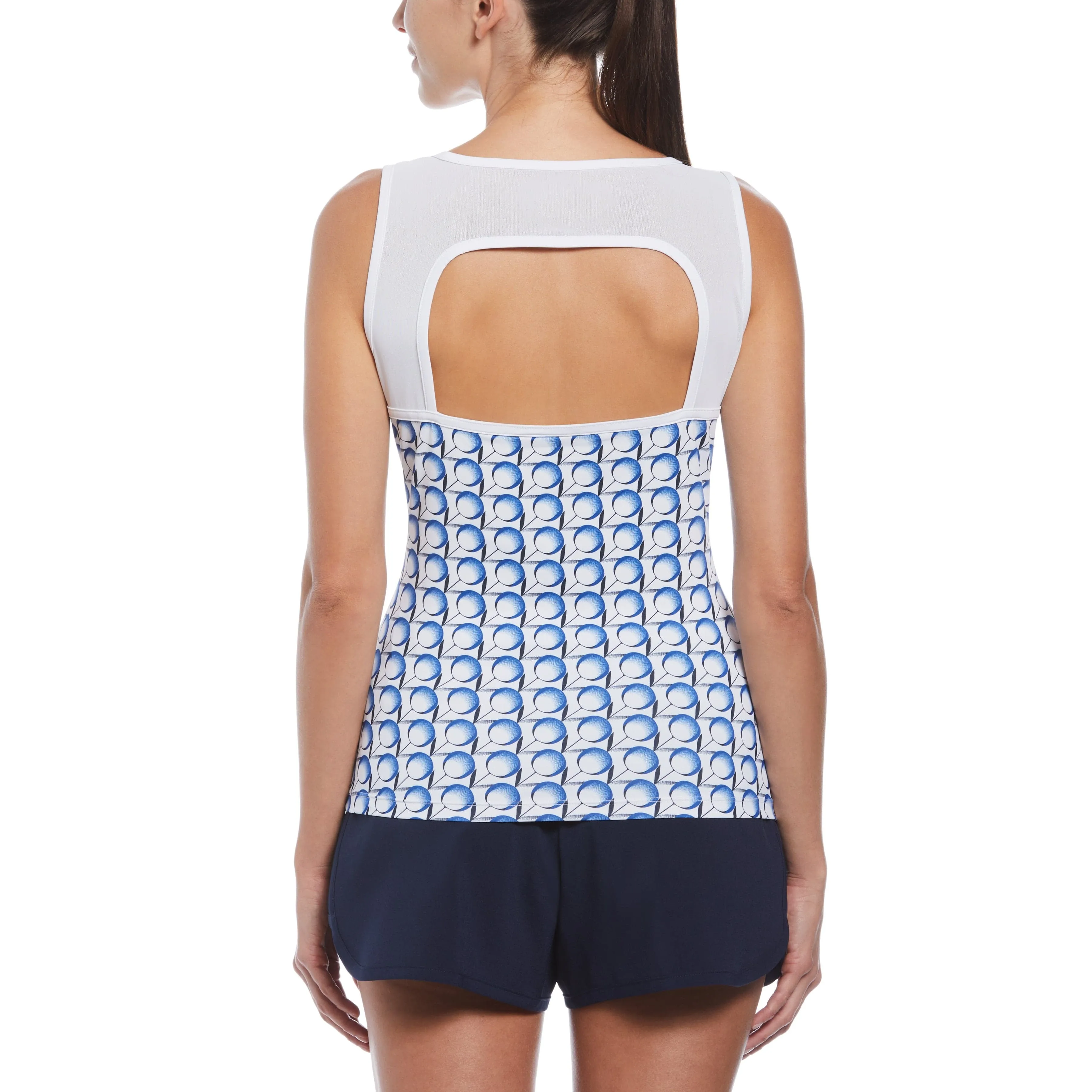 Women's Tennis Print V-Neck Tank Top sold by Original Penguin product image thumbnail 2