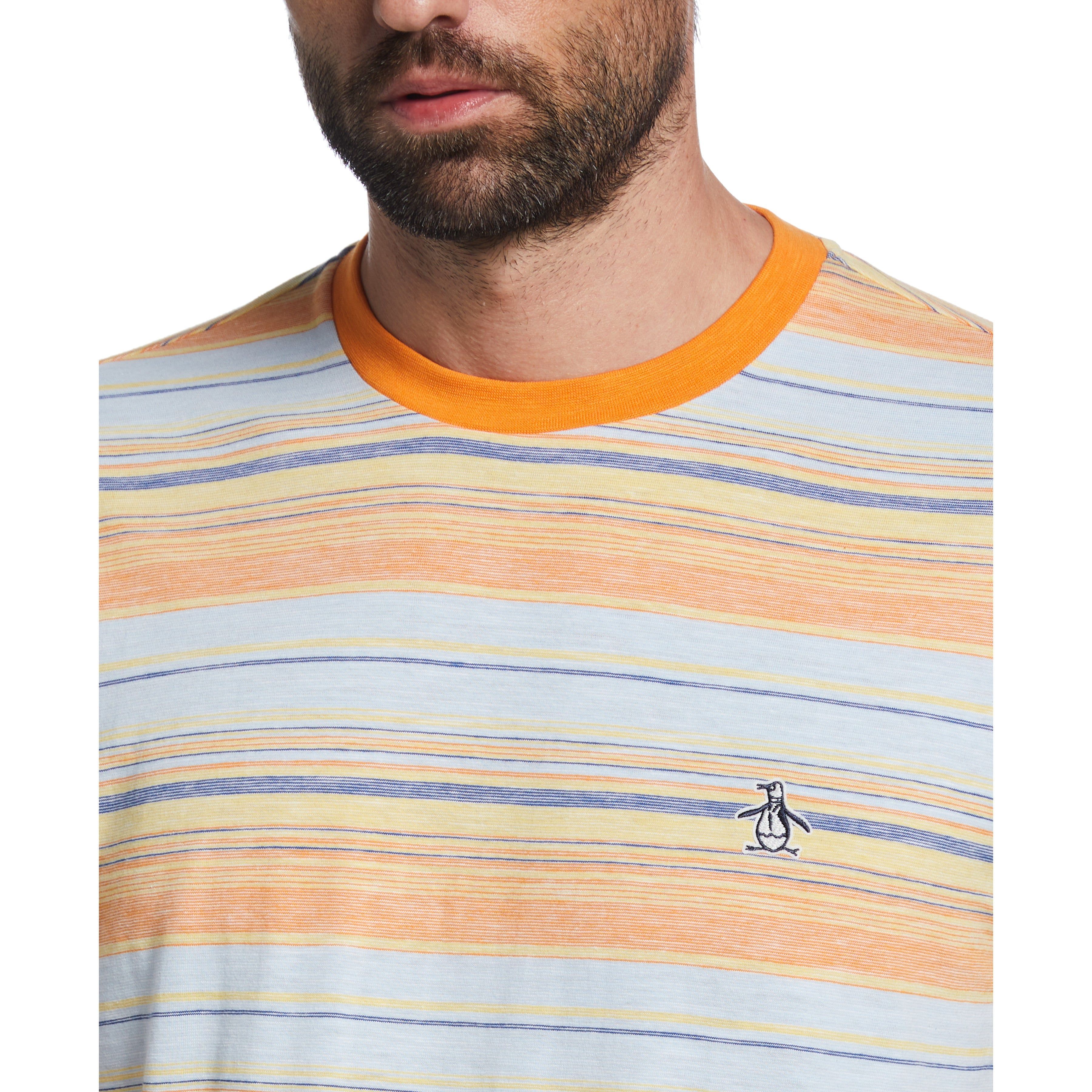 Slub Engineered Stripe Tee sold by Original Penguin product image thumbnail 3