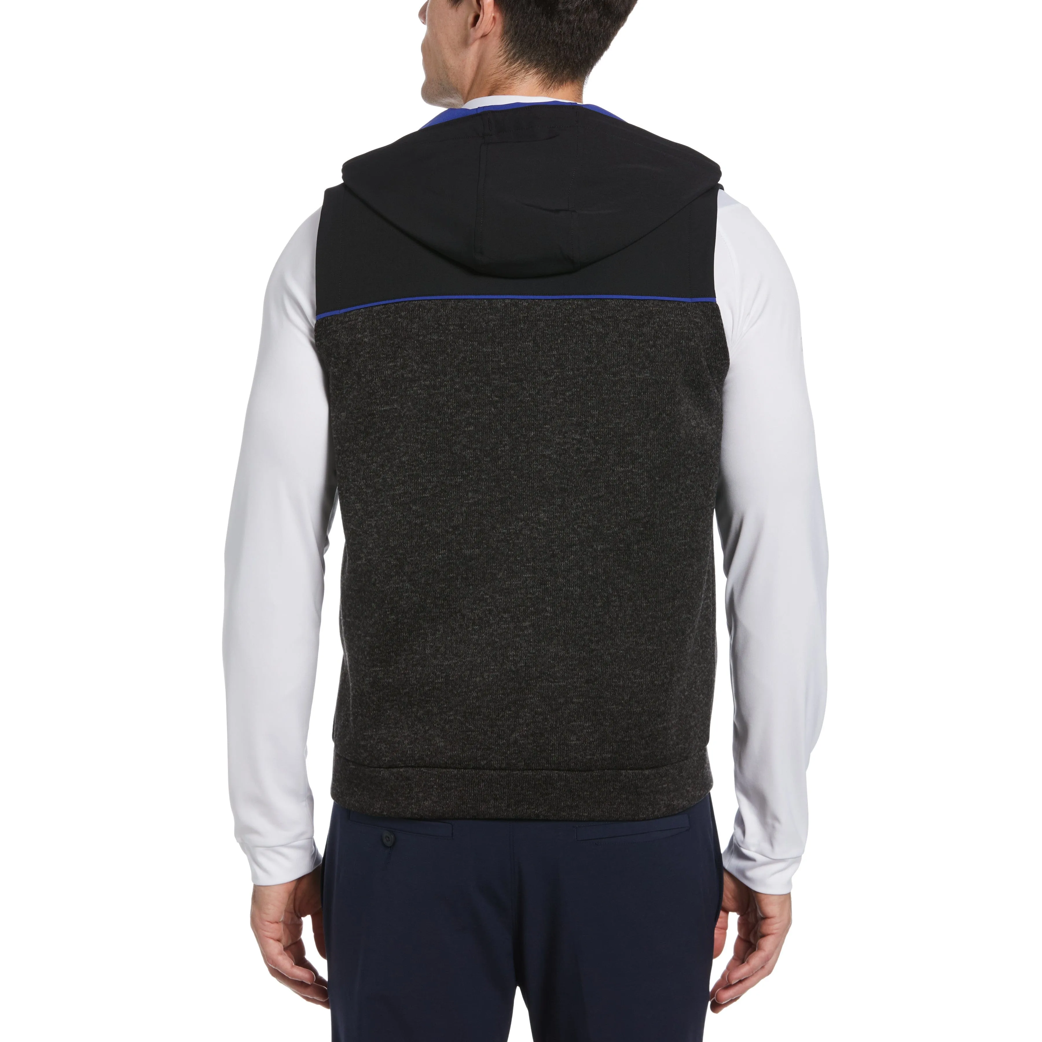 Mixed Media Fleece Golf Hoodie Vest sold by Original Penguin product image thumbnail 2