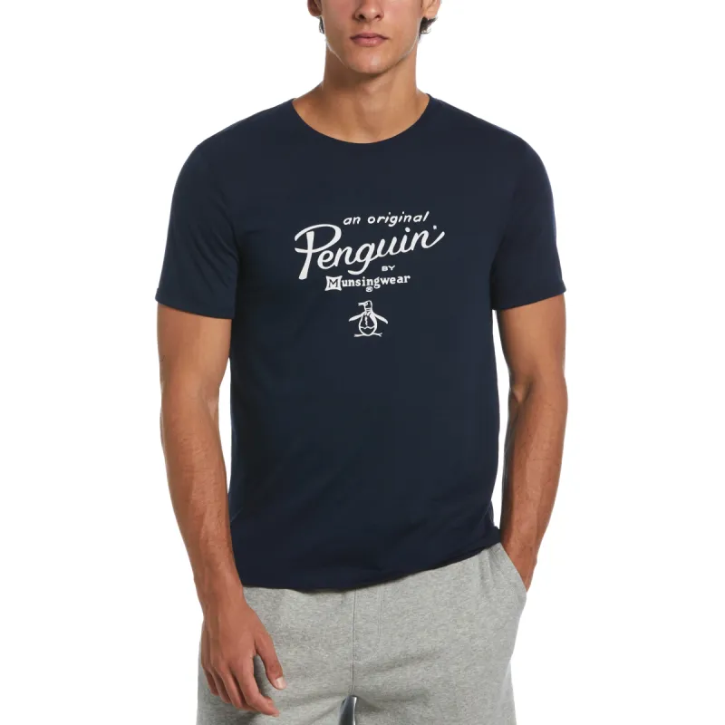 Ringer T-Shirt With Graphic Logo sold by Original Penguin