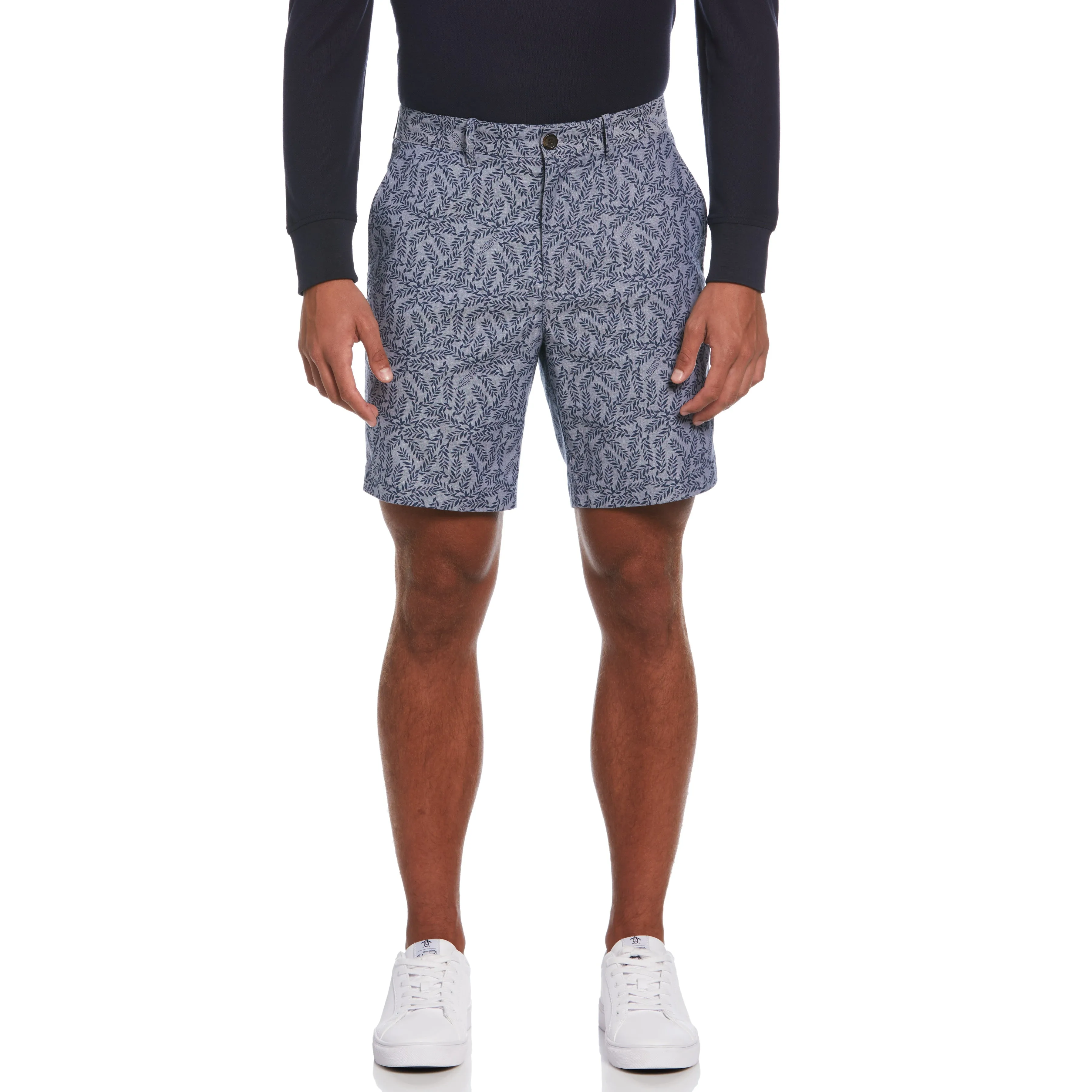 8" Leaf Print Oxford Short sold by Original Penguin