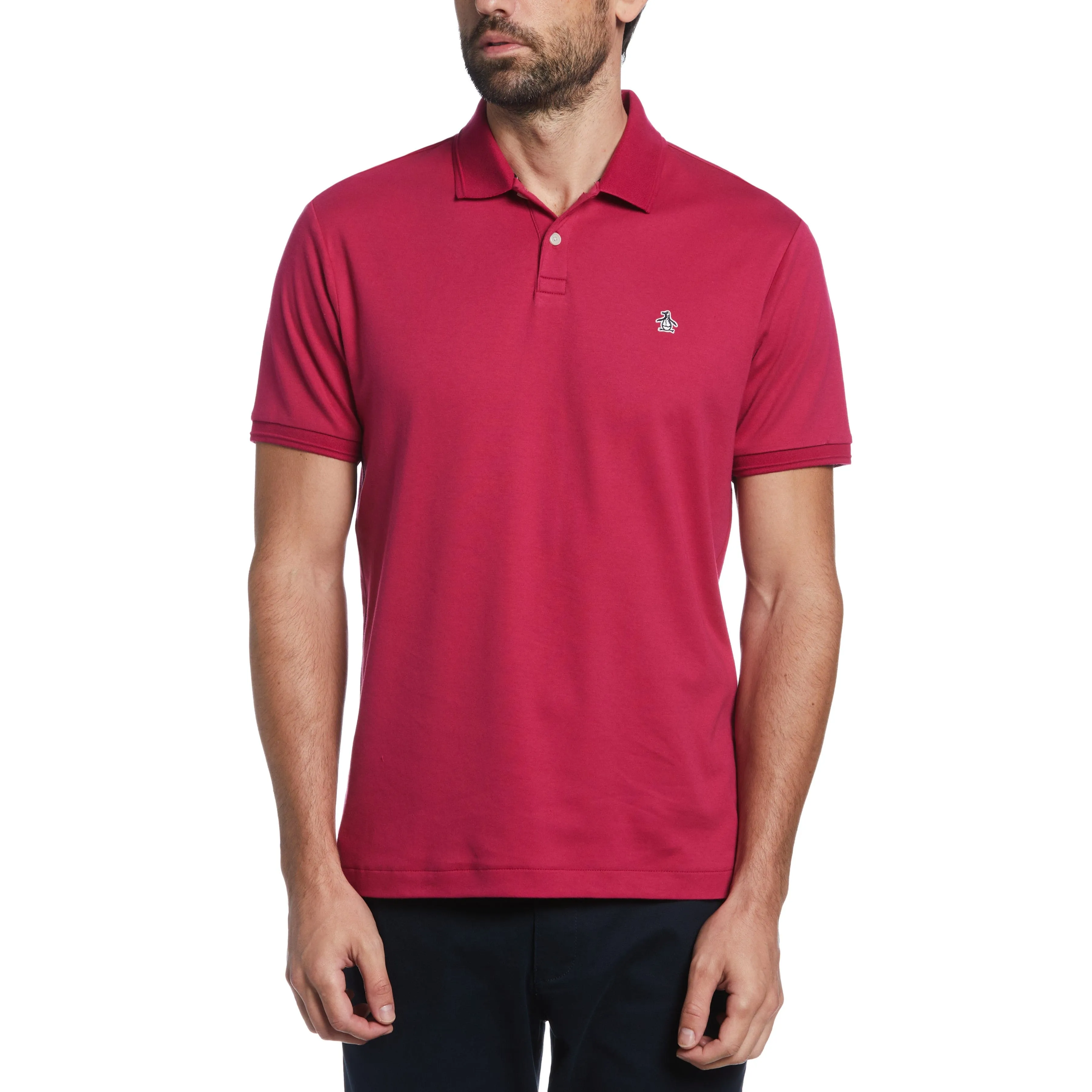 Organic Cotton Interlock Daddy Polo sold by Original Penguin