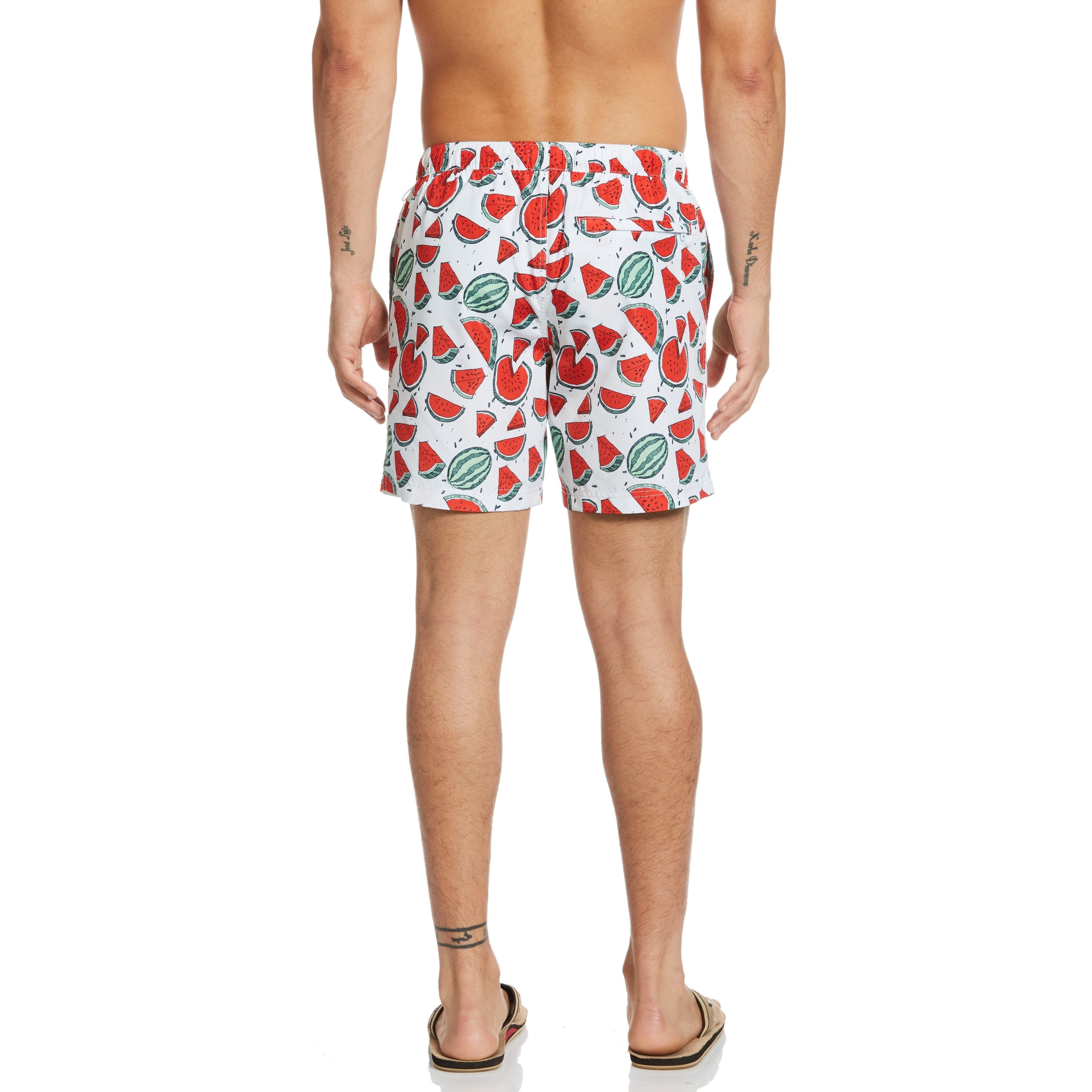 Packable Watermelon Print Swim Short sold by Original Penguin product image thumbnail 4