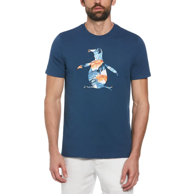 Cotton Jersey Multi Color Palm Pete Graphic Tee sold by Original Penguin