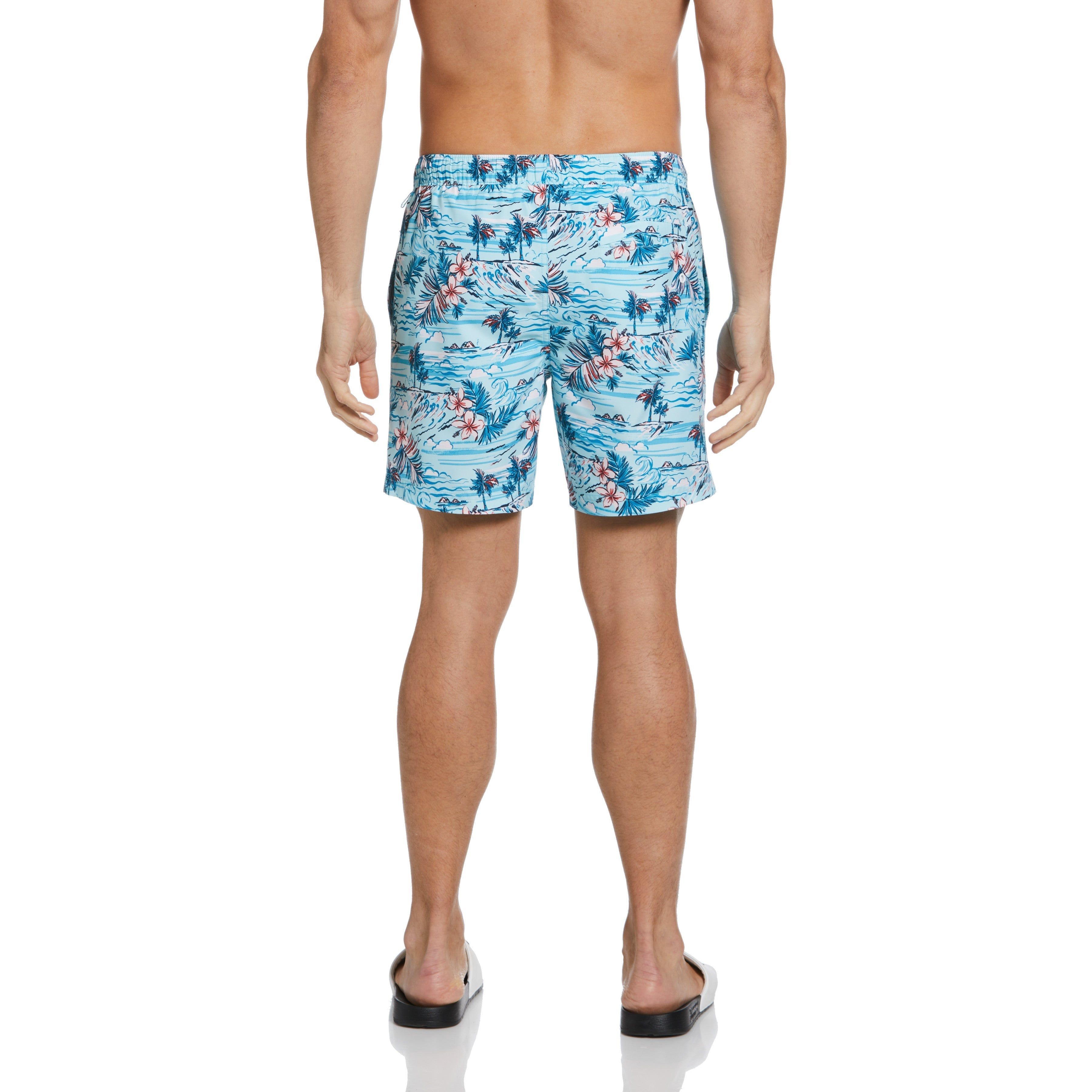Tropical Florals Print Swim Short sold by Original Penguin product image thumbnail 2