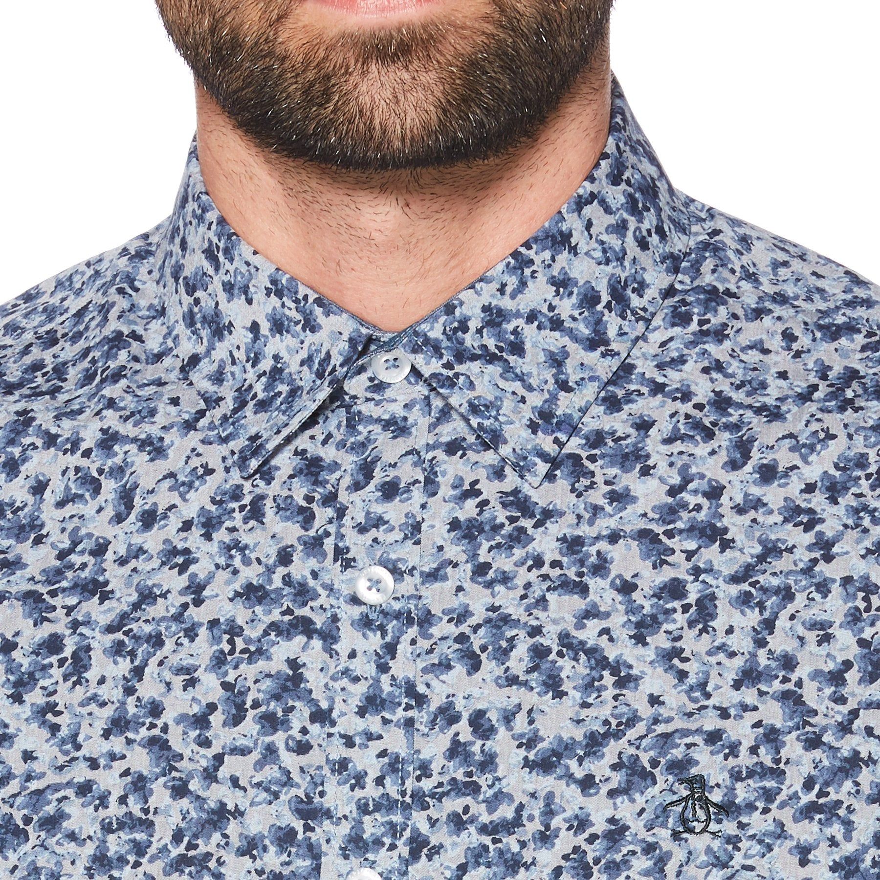 Chambray Floral Shirt sold by Original Penguin product image thumbnail 3