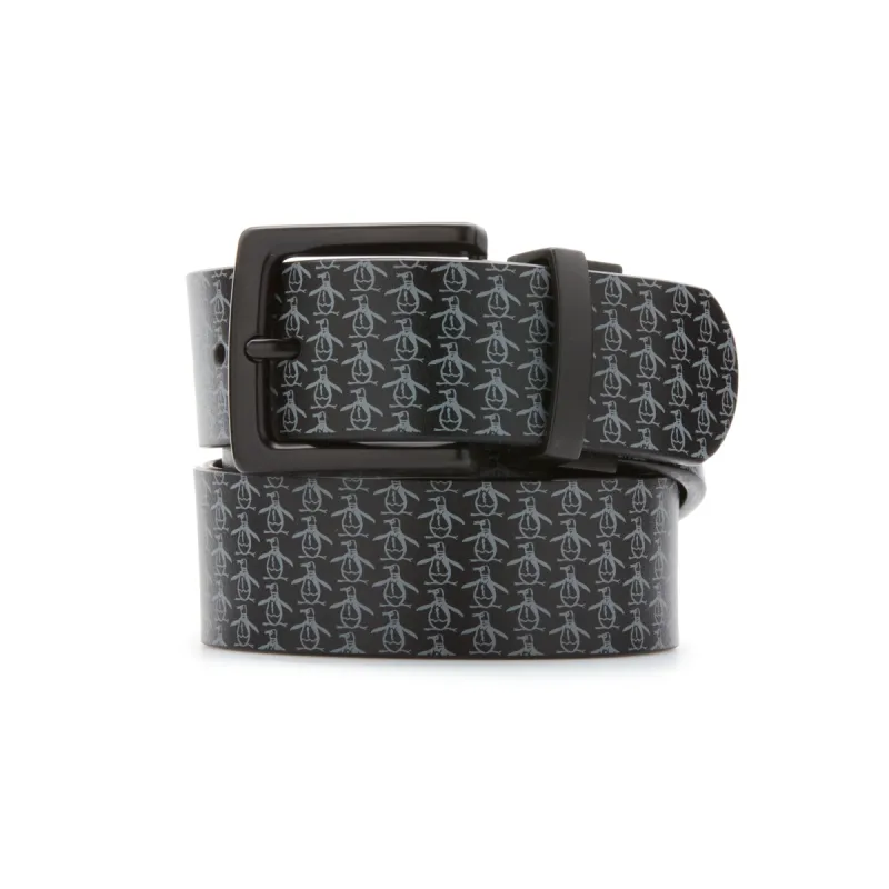 Pete Logo Patterned Reversible Belt sold by Original Penguin