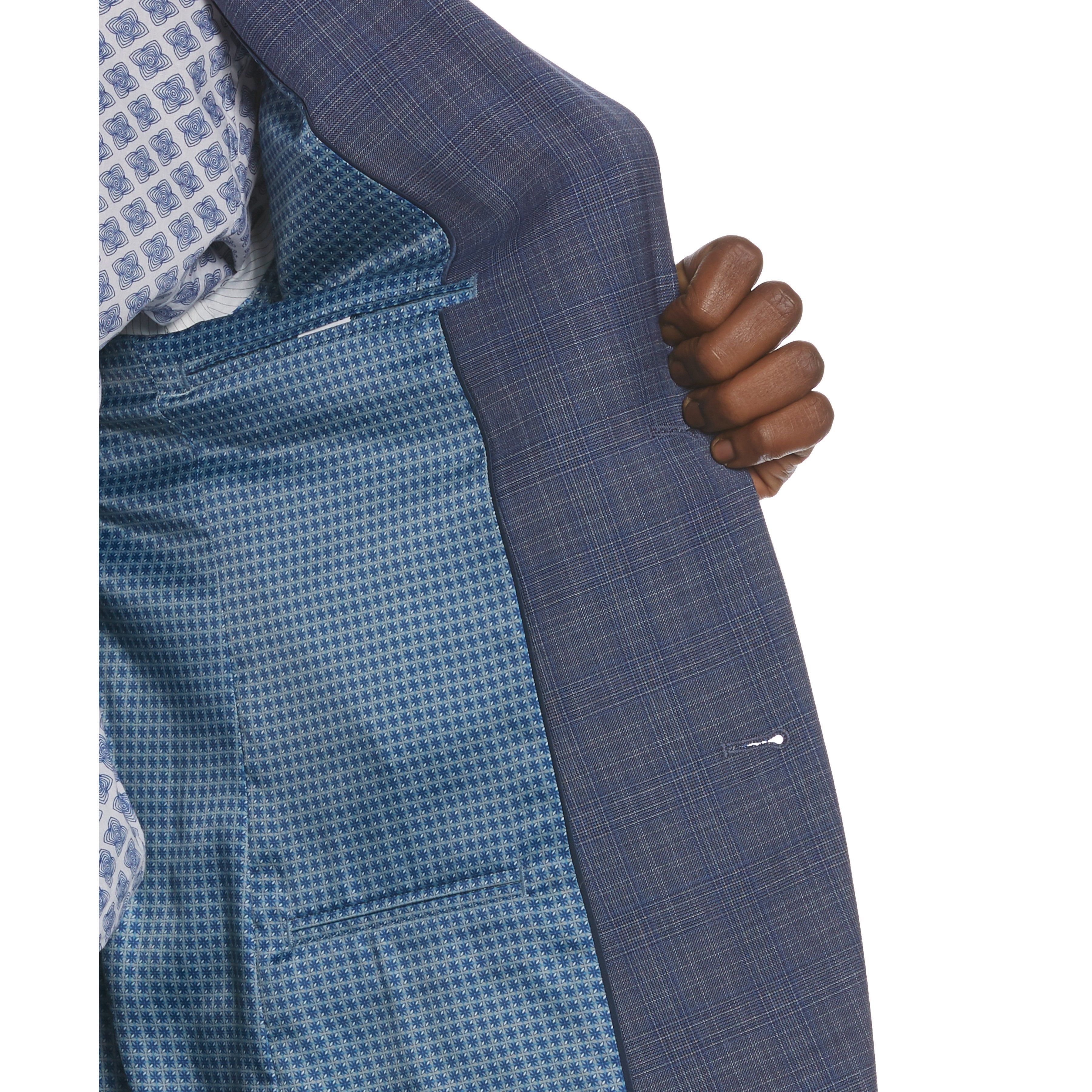 Blue Plaid Suit Jacket sold by Original Penguin product image thumbnail 3