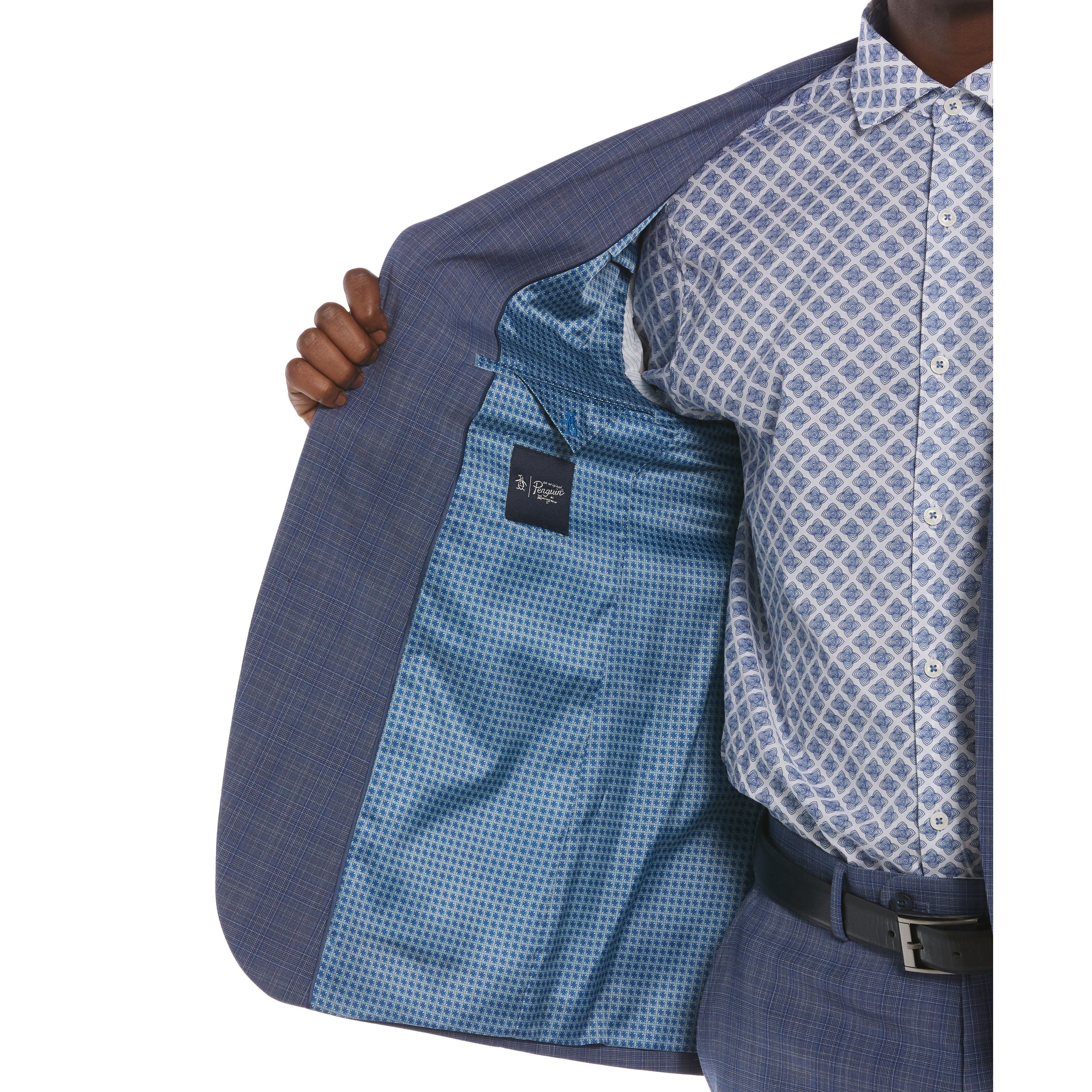 Blue Plaid Suit Jacket sold by Original Penguin product image thumbnail 4