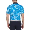 Abstract 80's Print Golf Polo sold by Original Penguin