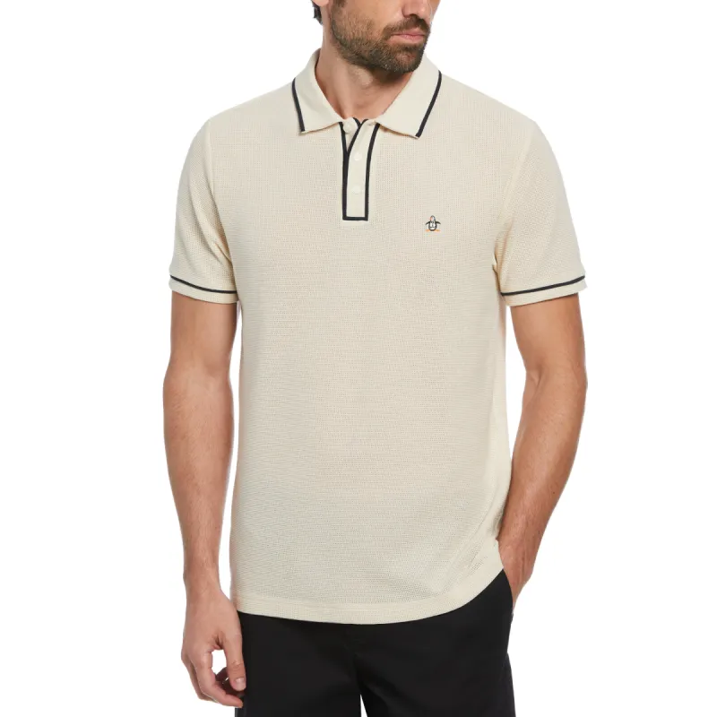 Organic Cotton Bentley Mesh Polo sold by Original Penguin