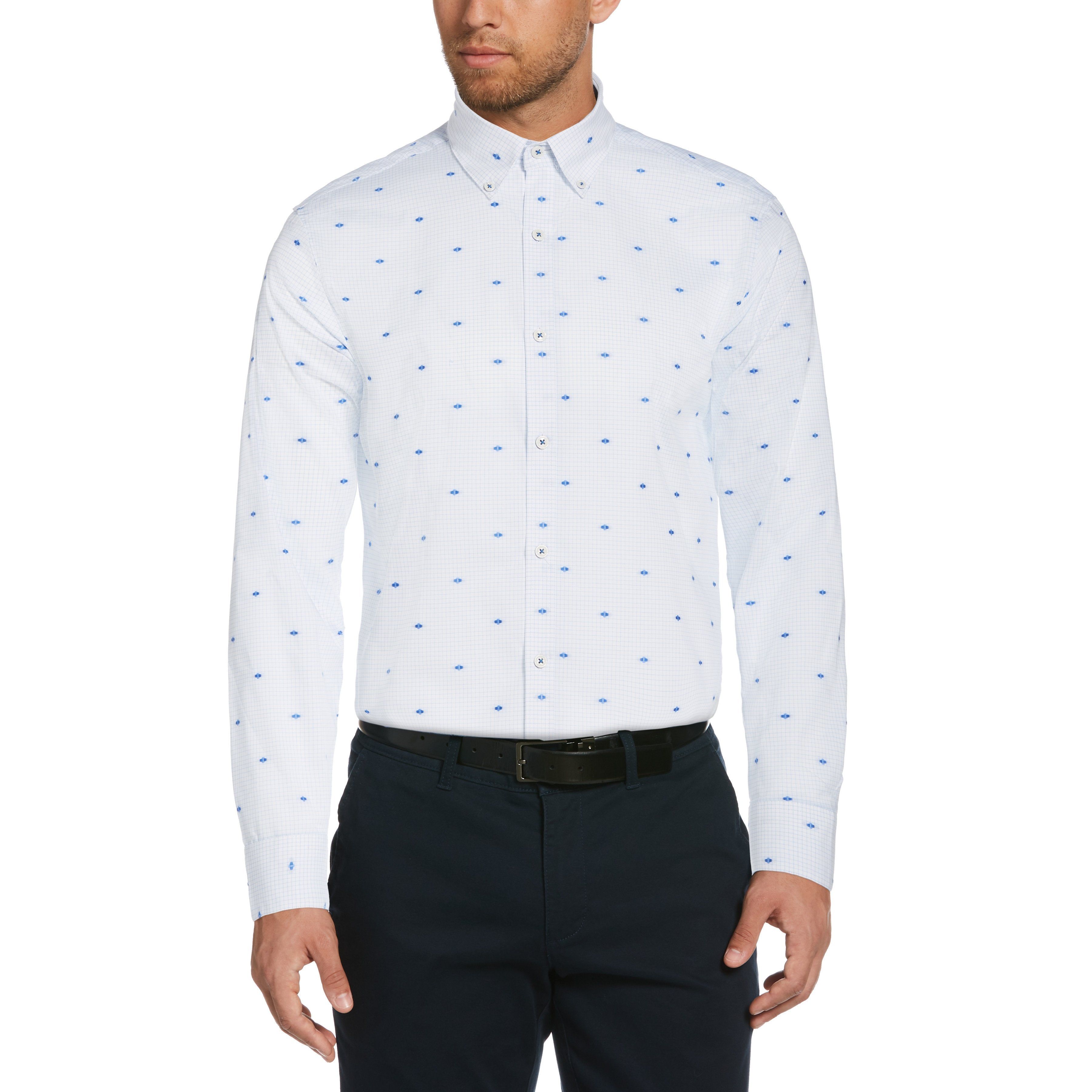 Floral Dobby Check Dress Shirt sold by Original Penguin