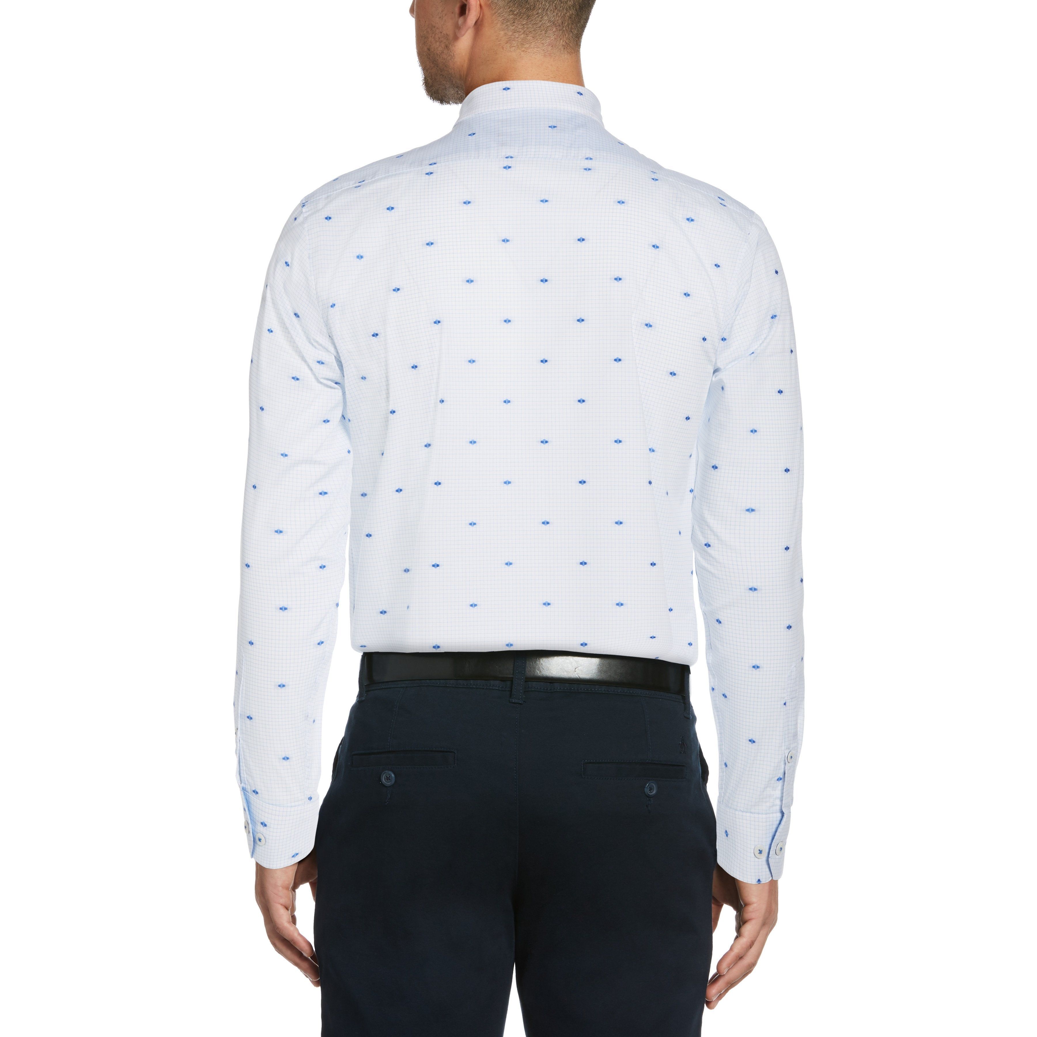 Floral Dobby Check Dress Shirt sold by Original Penguin product image thumbnail 2