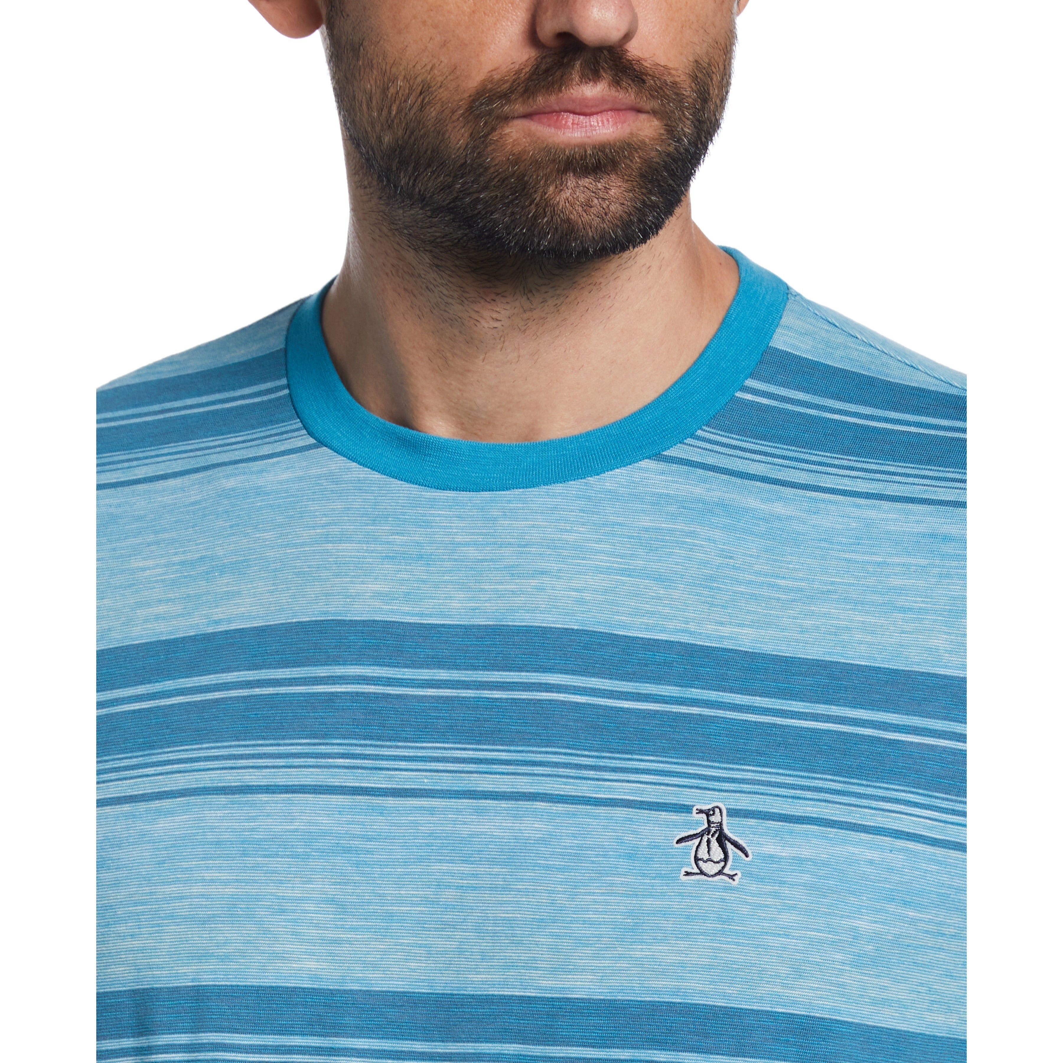 Slub Engineered Stripe Tee sold by Original Penguin product image thumbnail 3