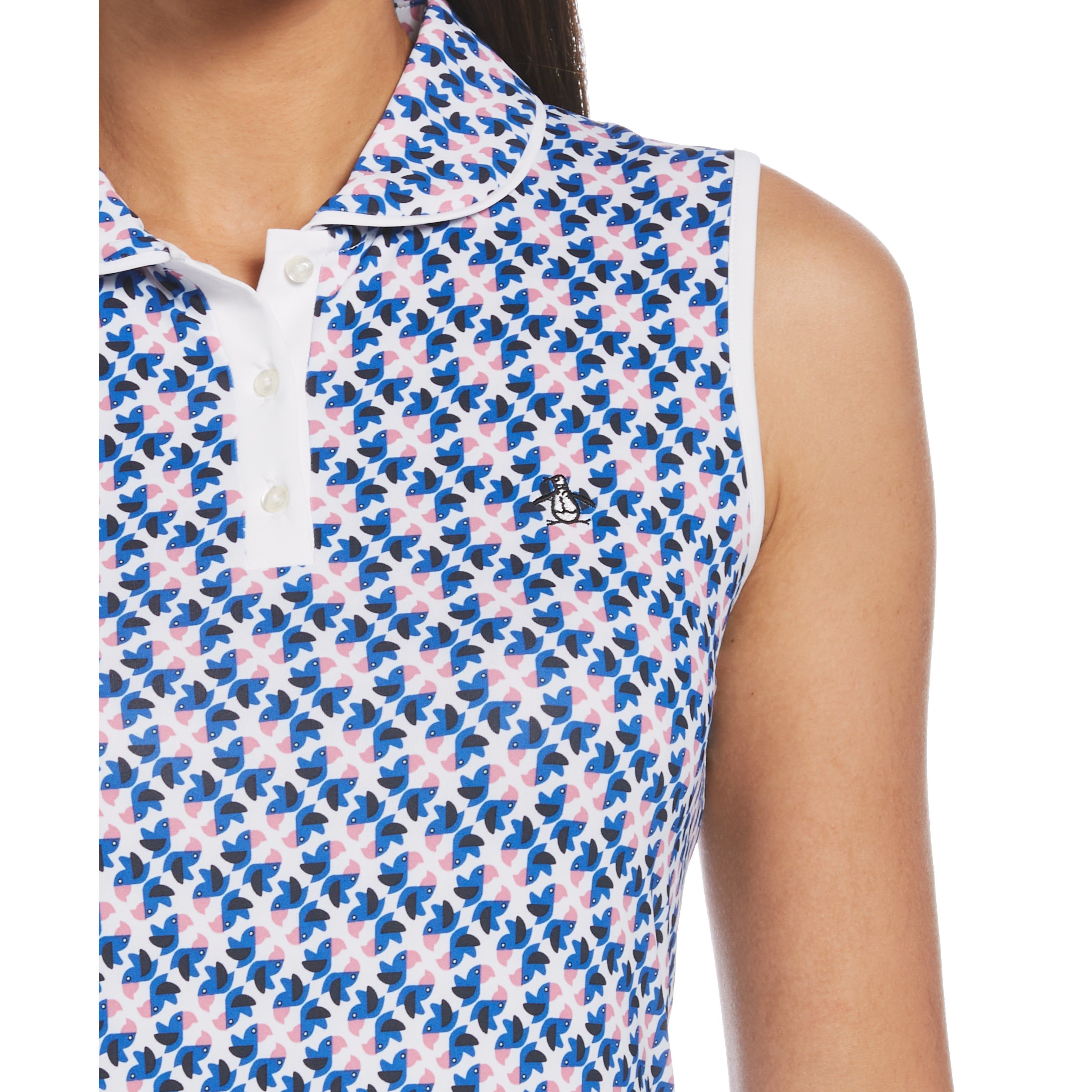 Women's Allover Parrot Golf Shirt sold by Original Penguin product image thumbnail 3