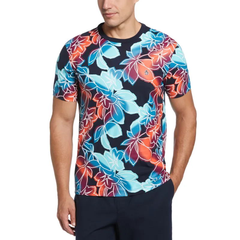 Tropical Floral Print Tee sold by Original Penguin