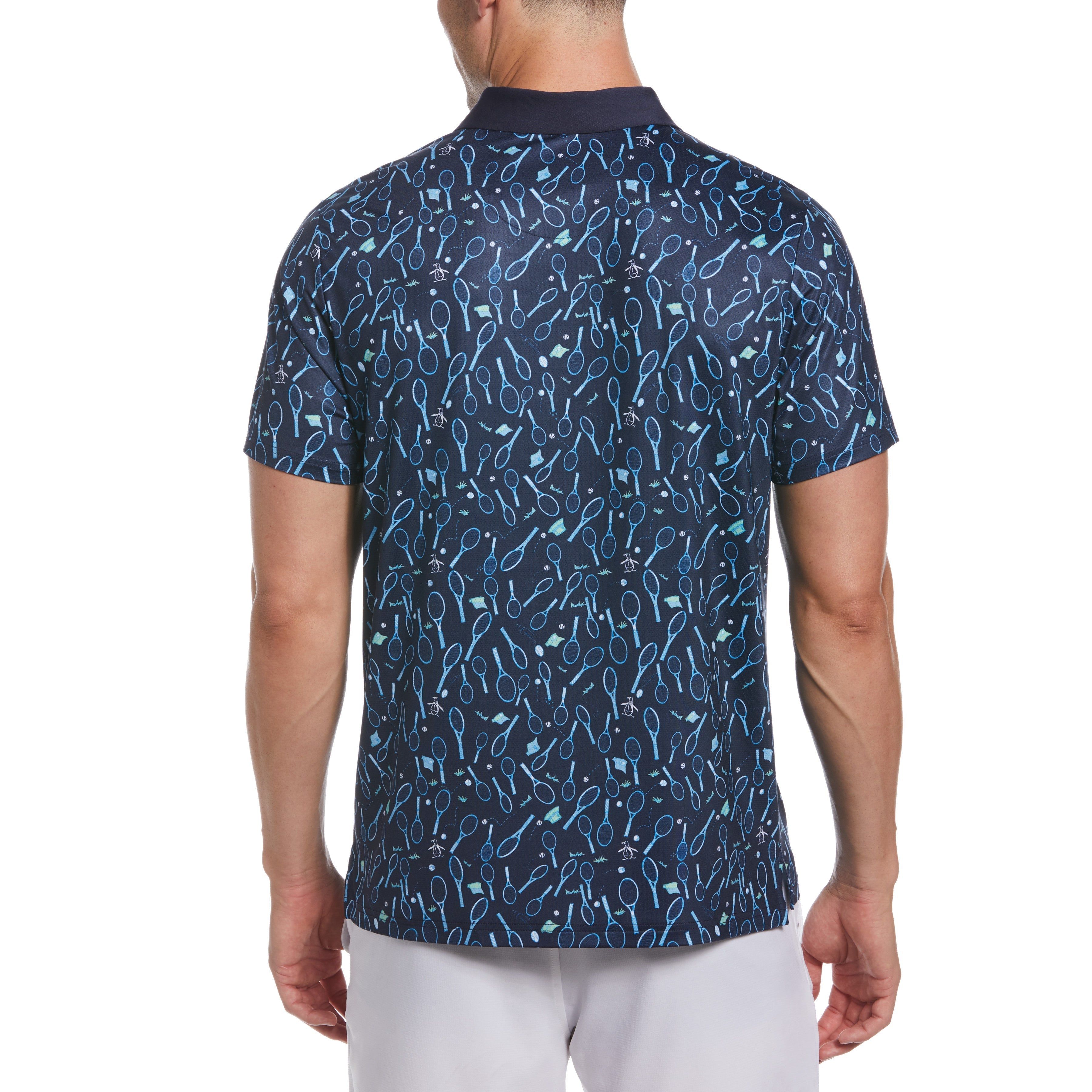 Performance Racquet Print Tennis Polo sold by Original Penguin product image thumbnail 2