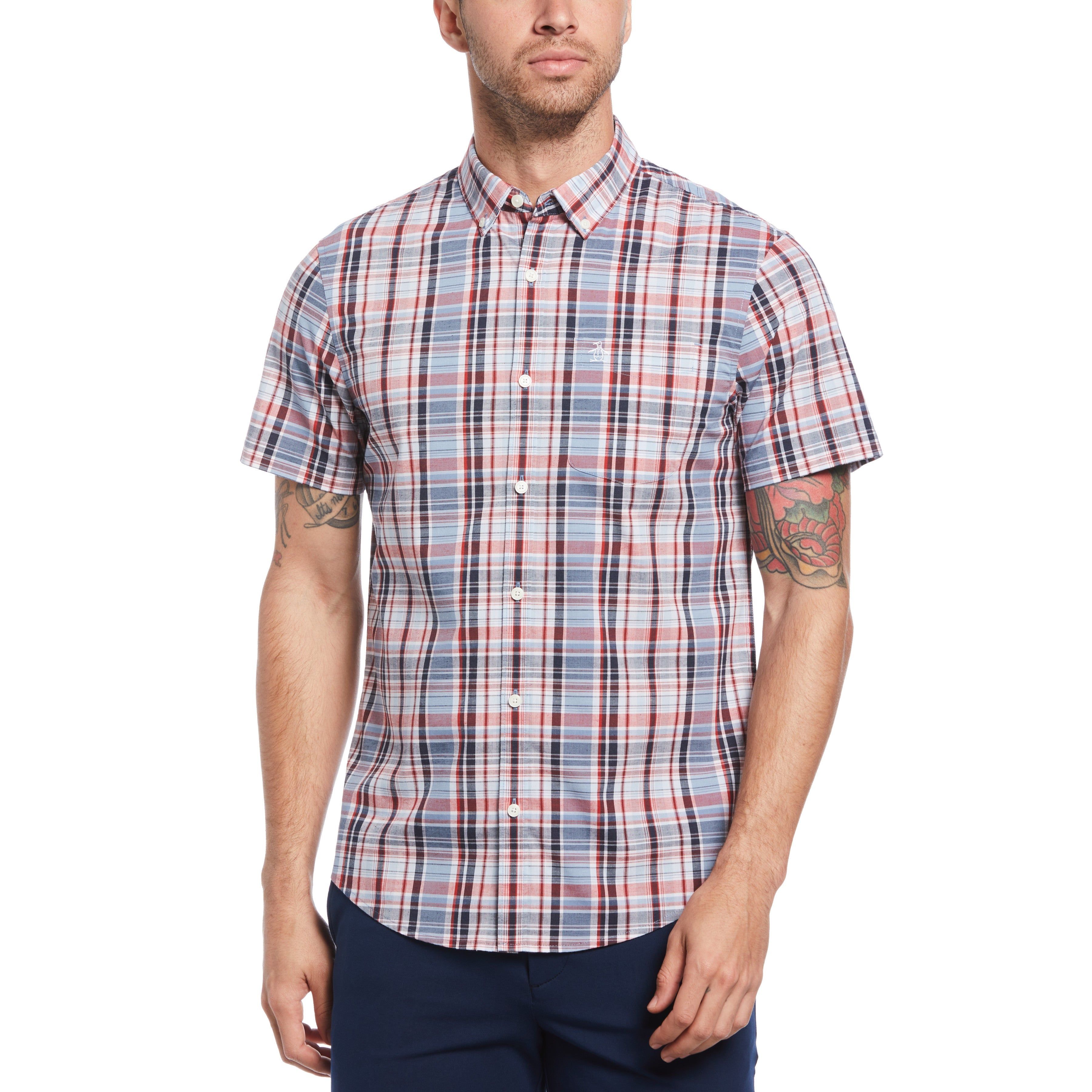 Woven Plaid Shirt sold by Original Penguin