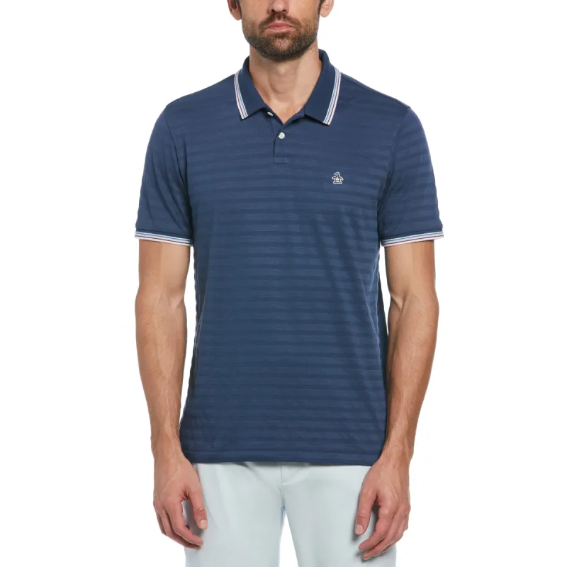 Cotton Jacquard Solid Polo sold by Original Penguin