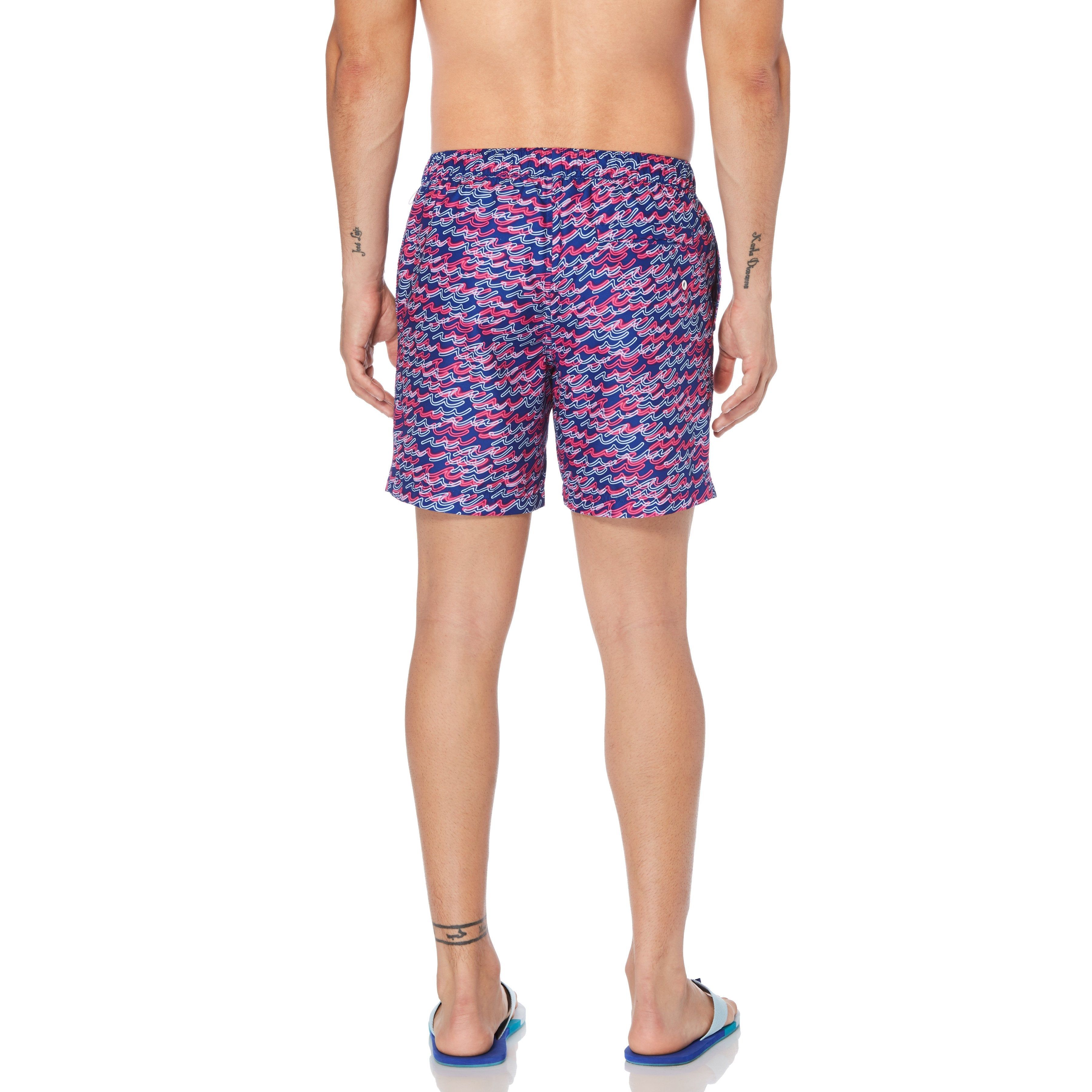 Neon Wave Swim Short sold by Original Penguin product image thumbnail 2