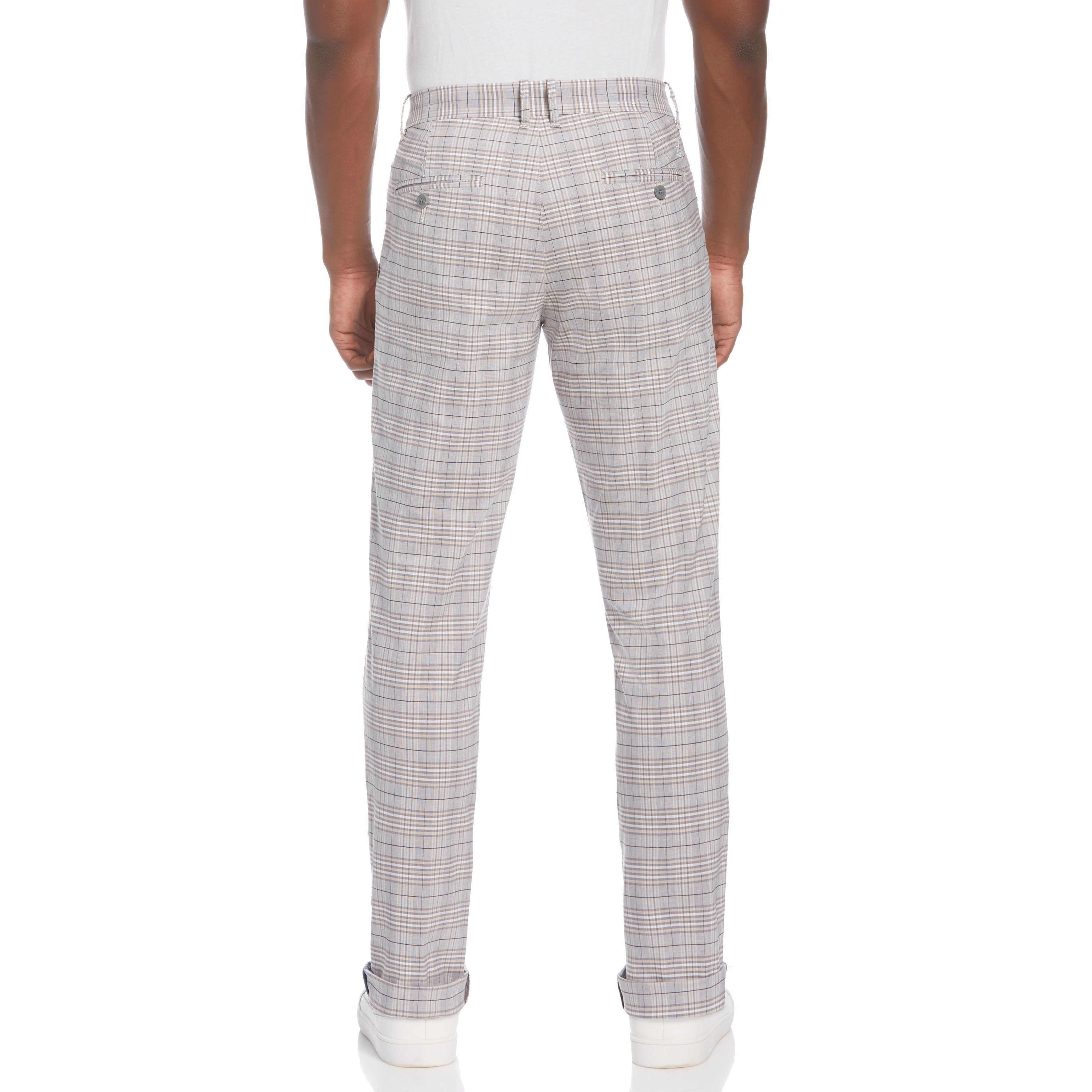 Brown Plaid Chino Slim Fit Pant sold by Original Penguin product image thumbnail 2