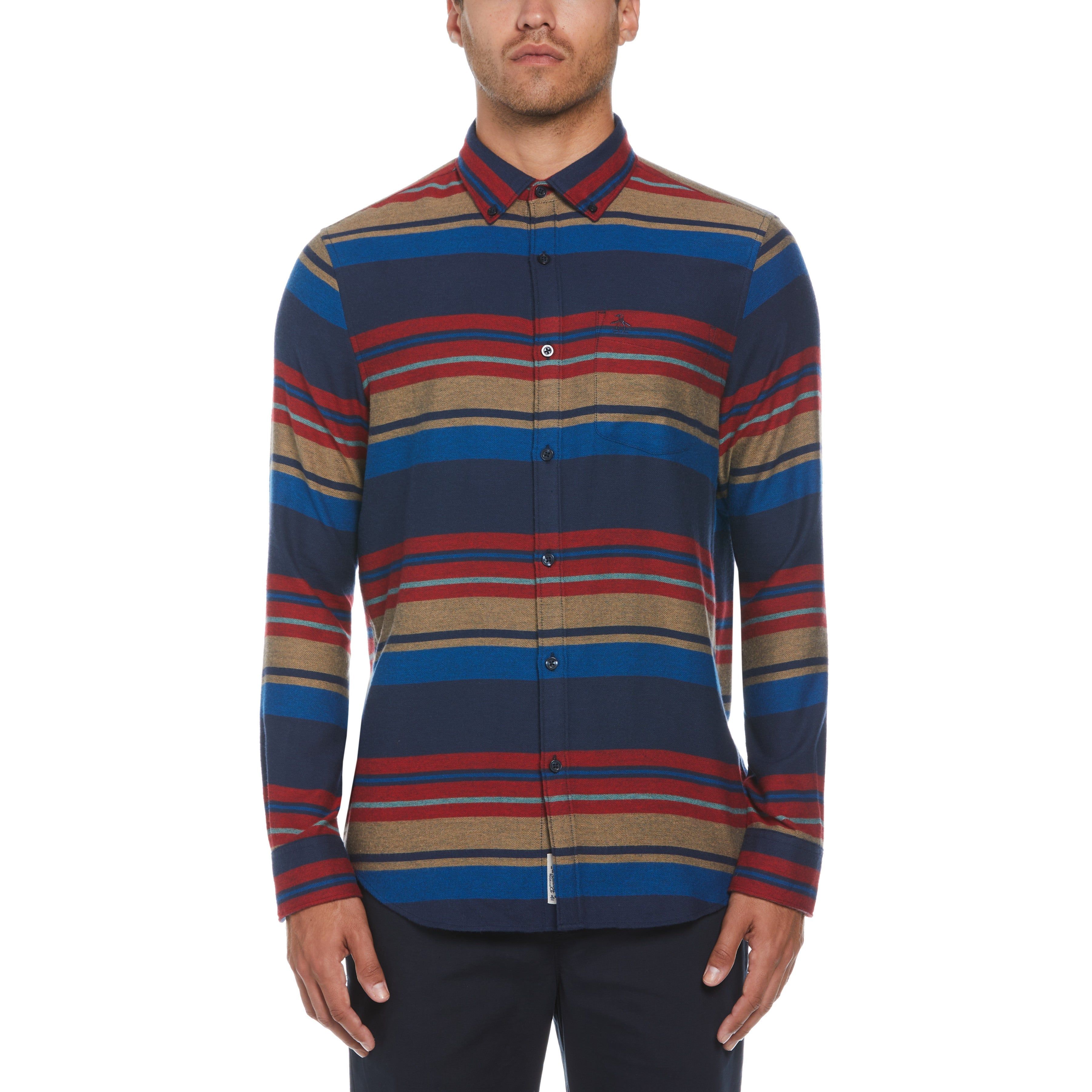 Striped Flannel Shirt sold by Original Penguin
