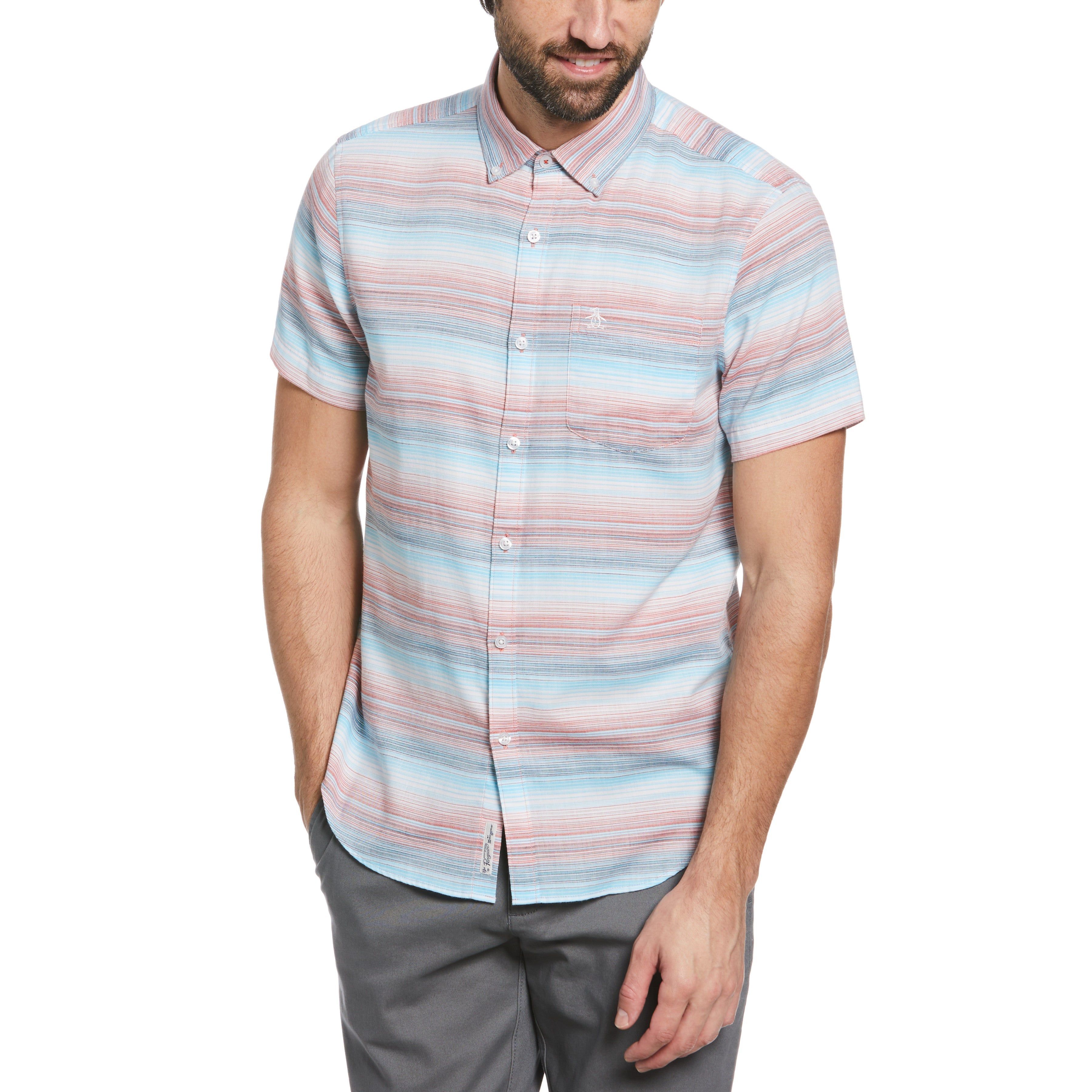 Faded Engineered Stripe Shirt sold by Original Penguin