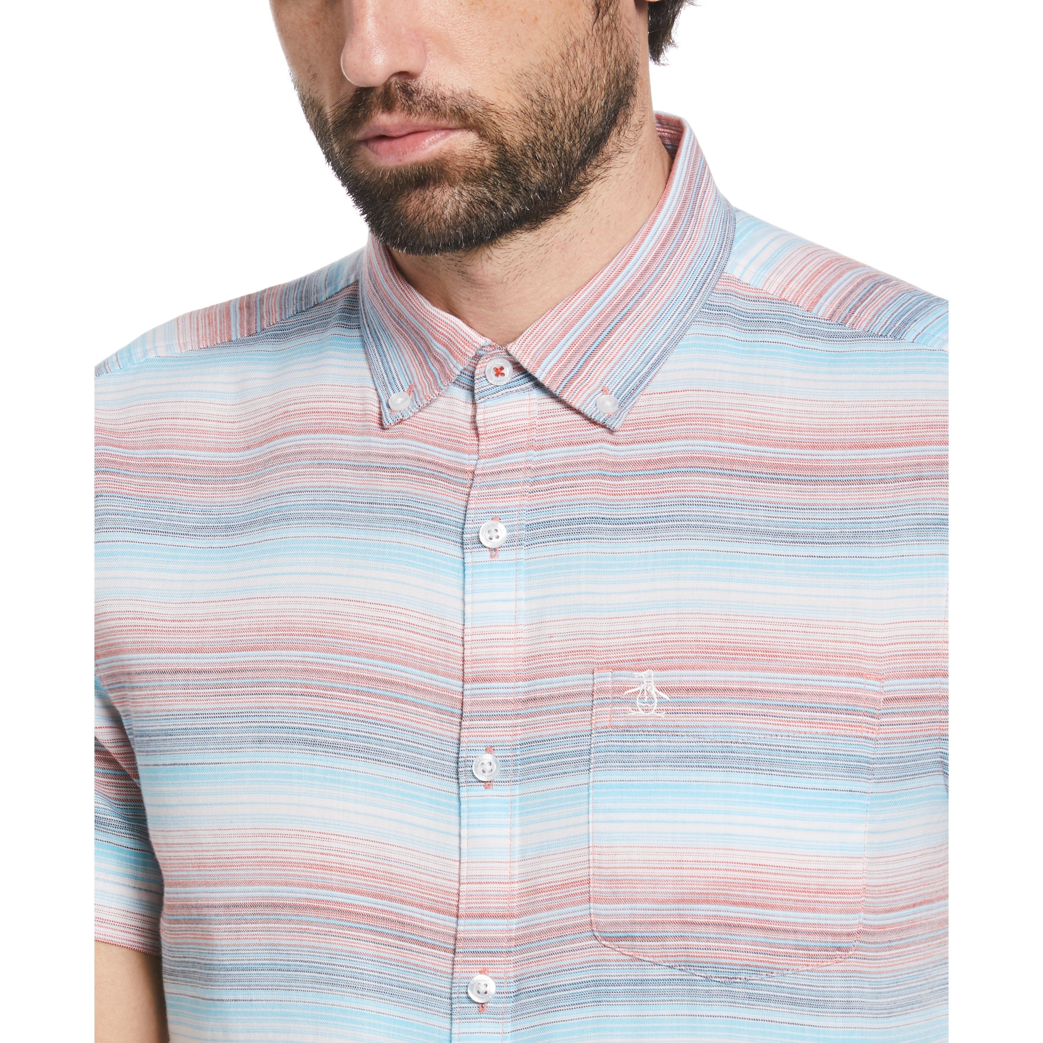 Faded Engineered Stripe Shirt sold by Original Penguin product image thumbnail 3