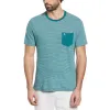 Linen Blend Striped Tee sold by Original Penguin