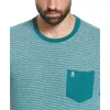Linen Blend Striped Tee sold by Original Penguin