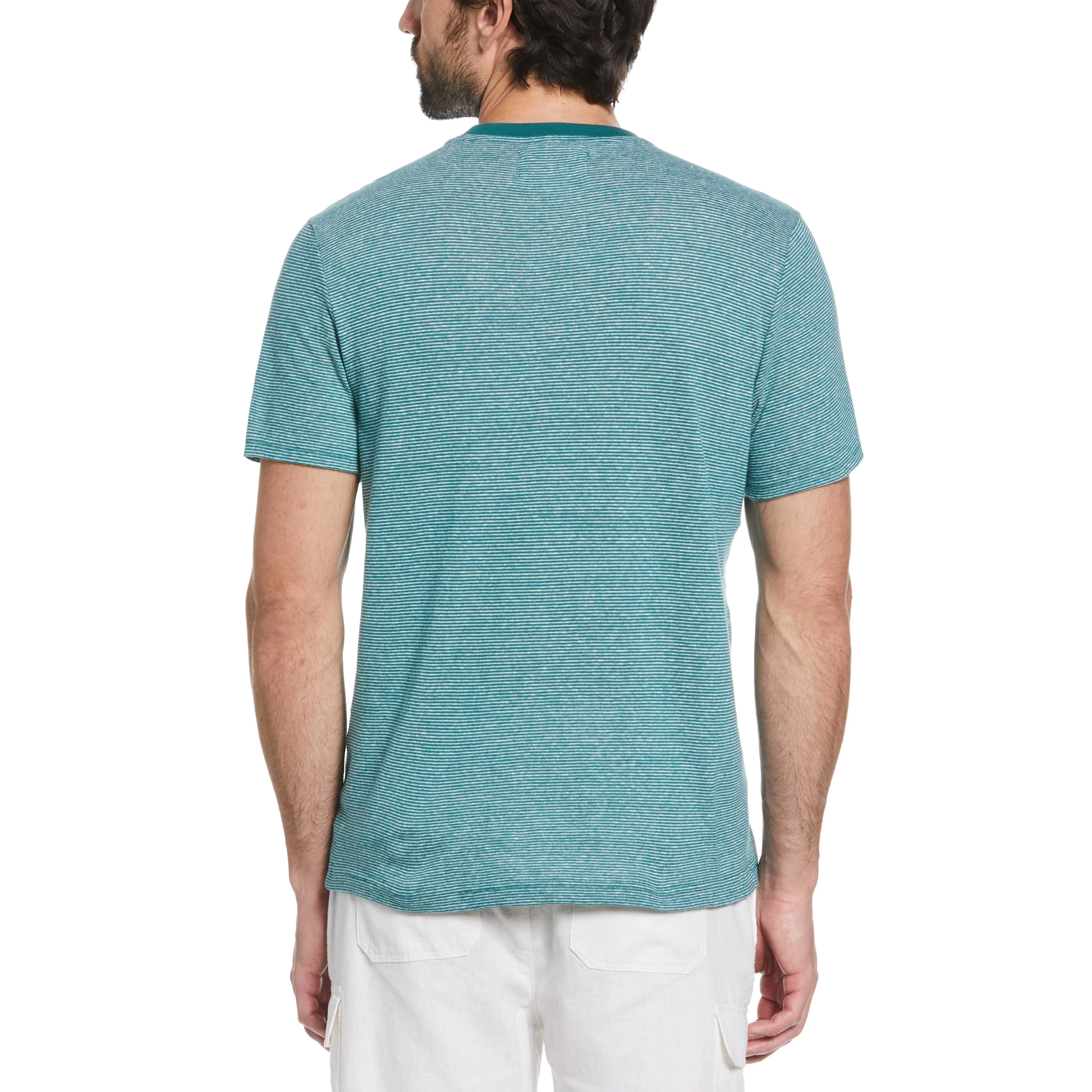 Linen Blend Striped Tee sold by Original Penguin product image thumbnail 2