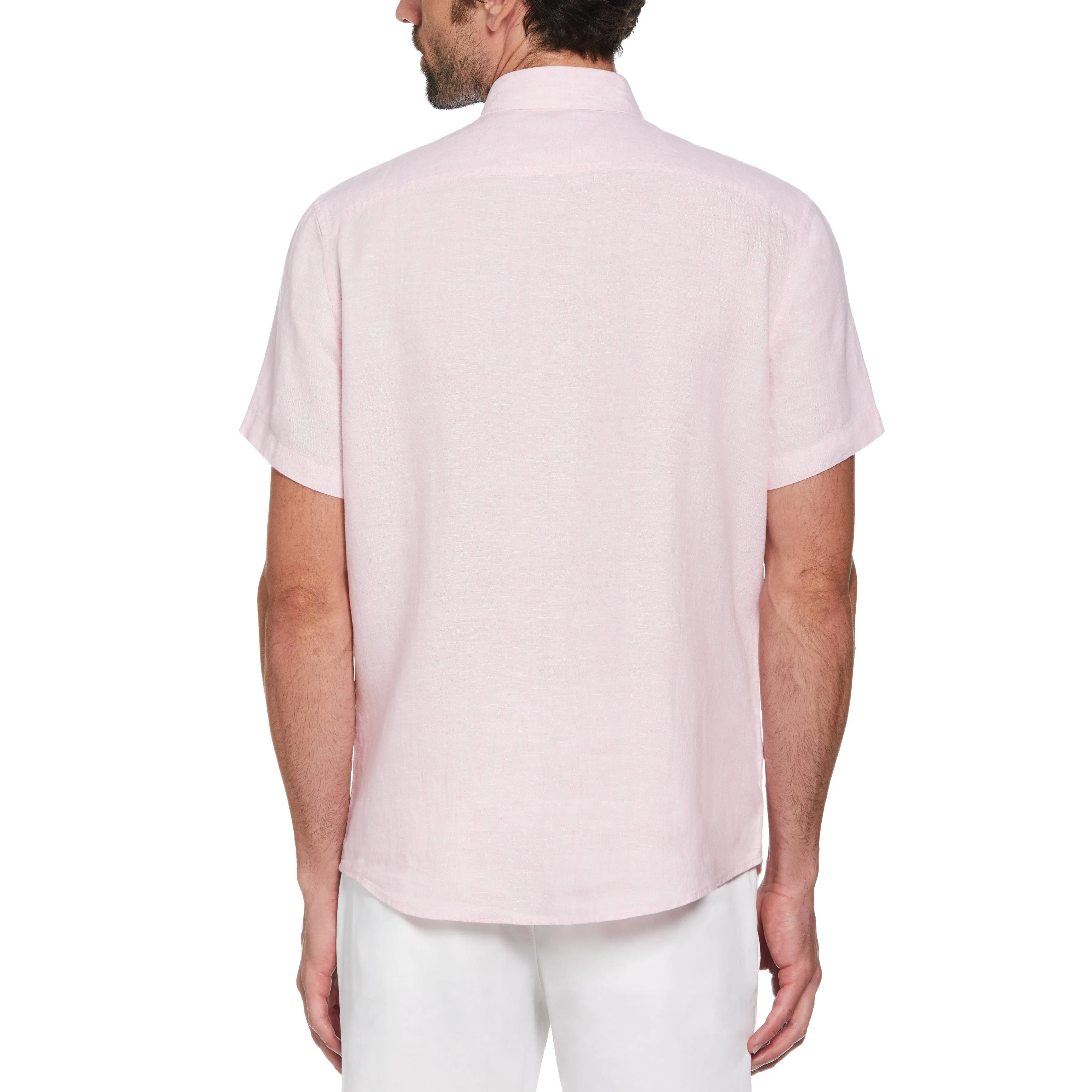 Short Sleeve Washed Linen Shirt sold by Original Penguin product image thumbnail 2