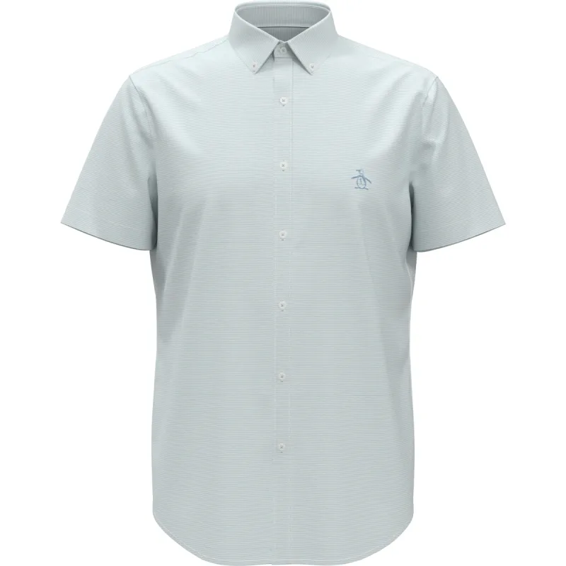 Feeder Stripe Linen Shirt sold by Original Penguin