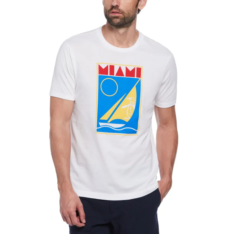 Miami Sailboat Pete Tee made by Original Penguin