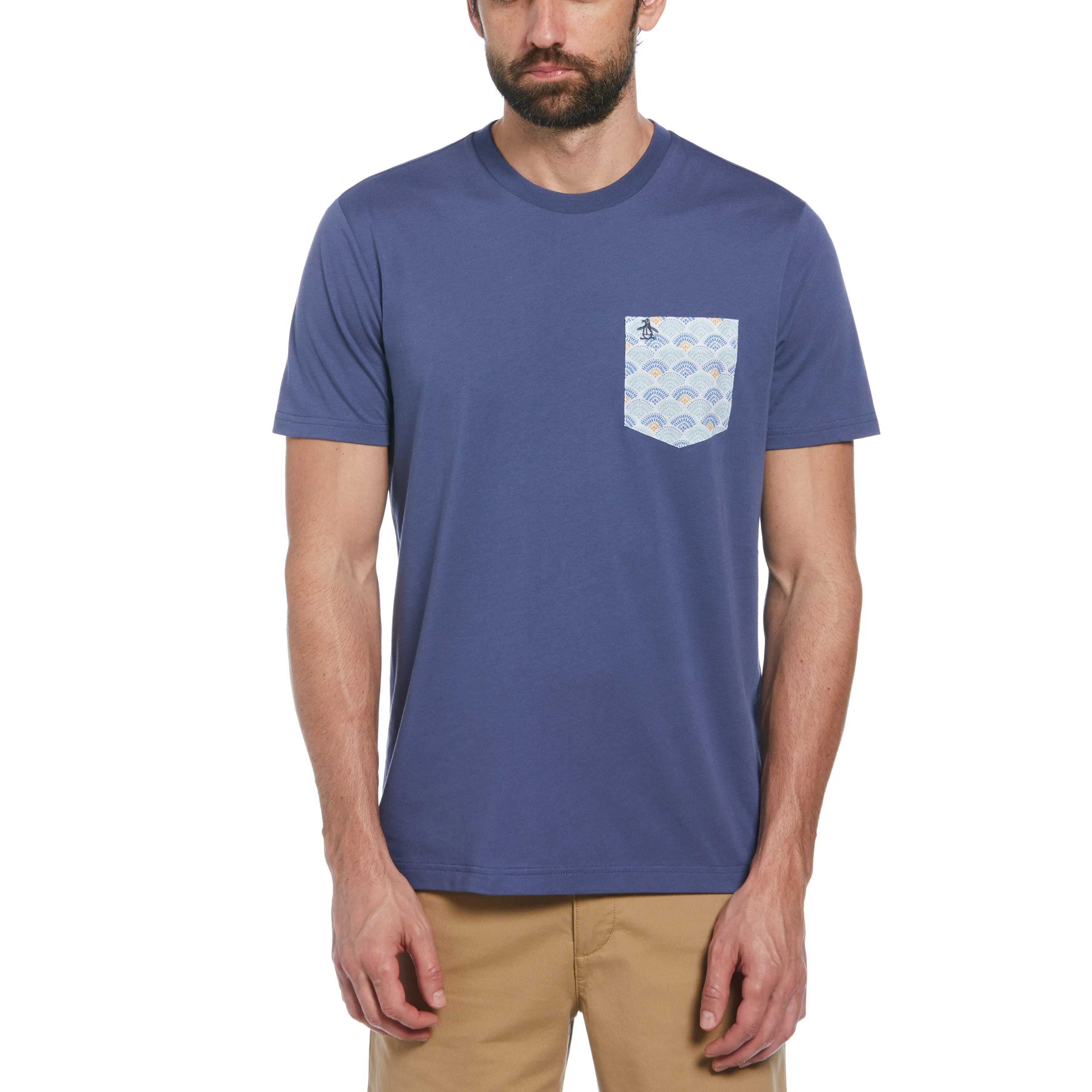 Tile Wave Pocket Tee sold by Original Penguin