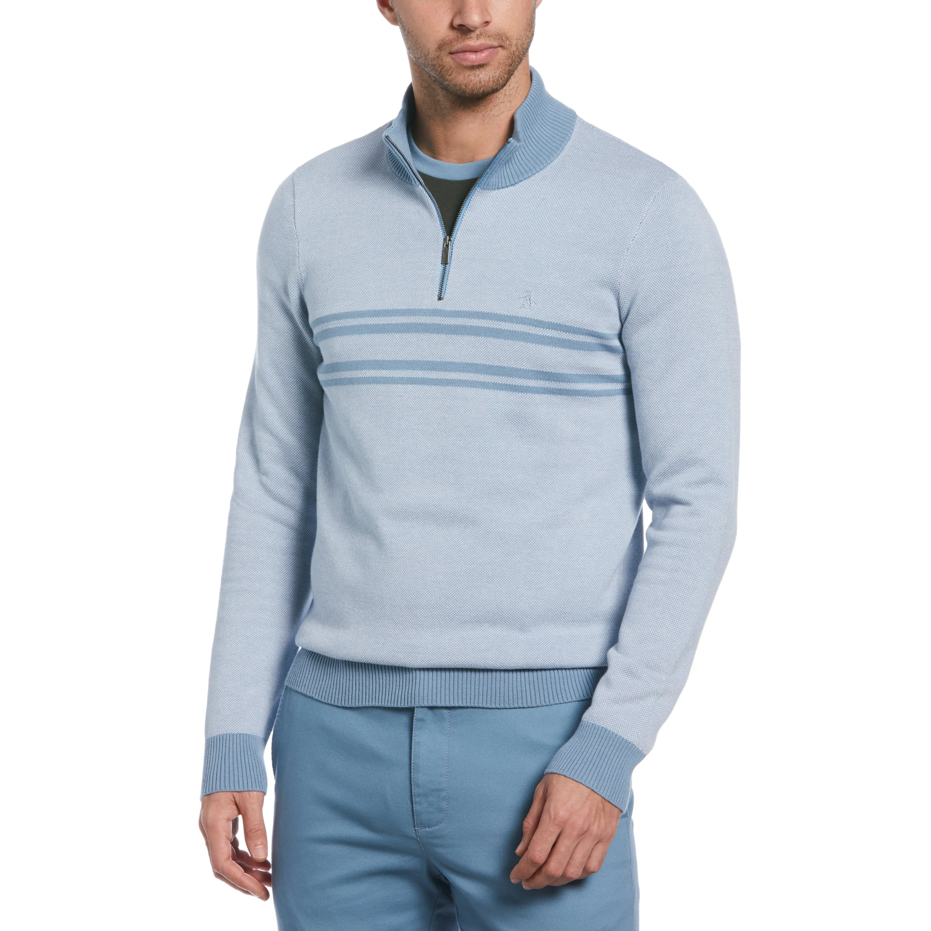 1/4 Zip Cotton Sweater sold by Original Penguin