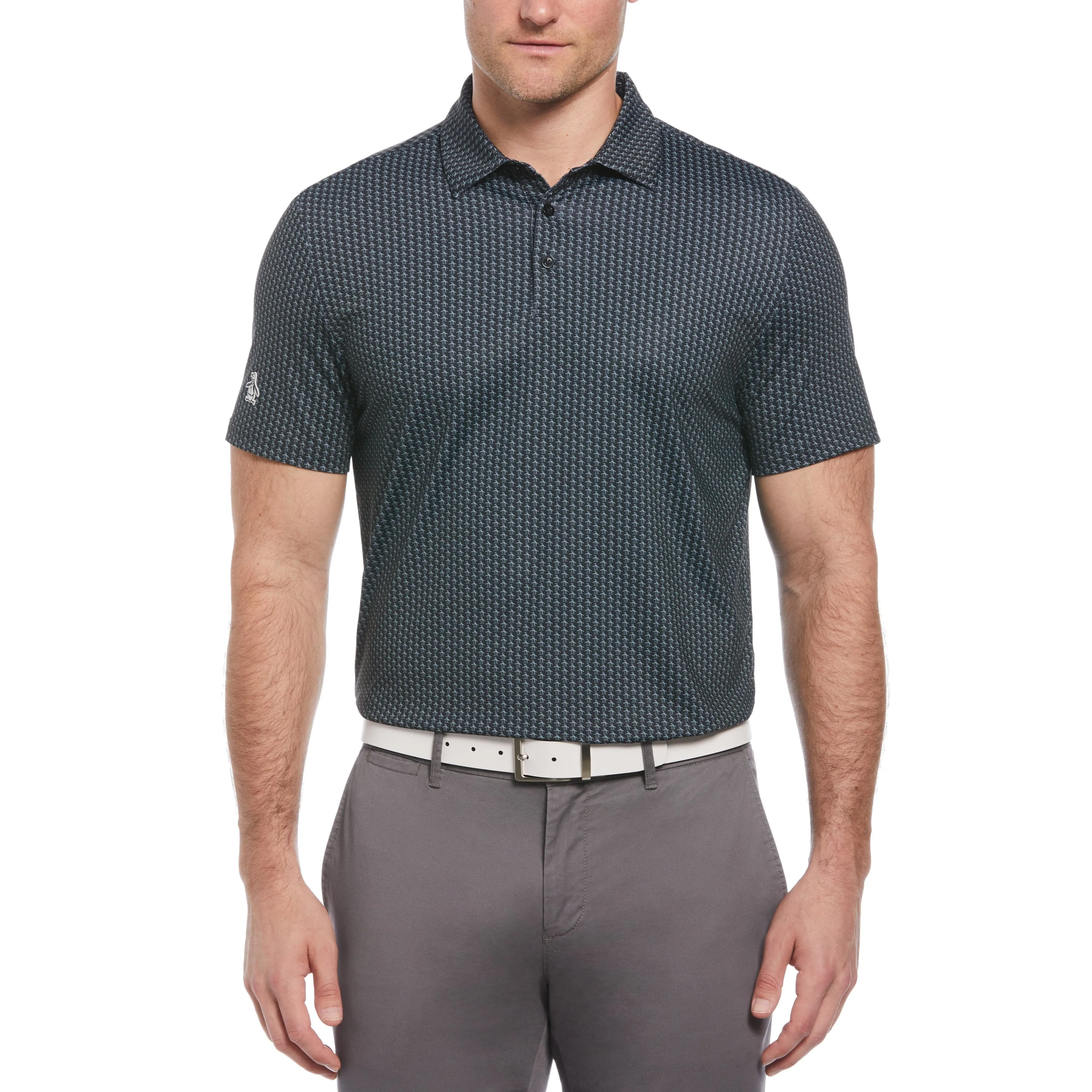 All-Over Pete Print Golf Polo sold by Original Penguin