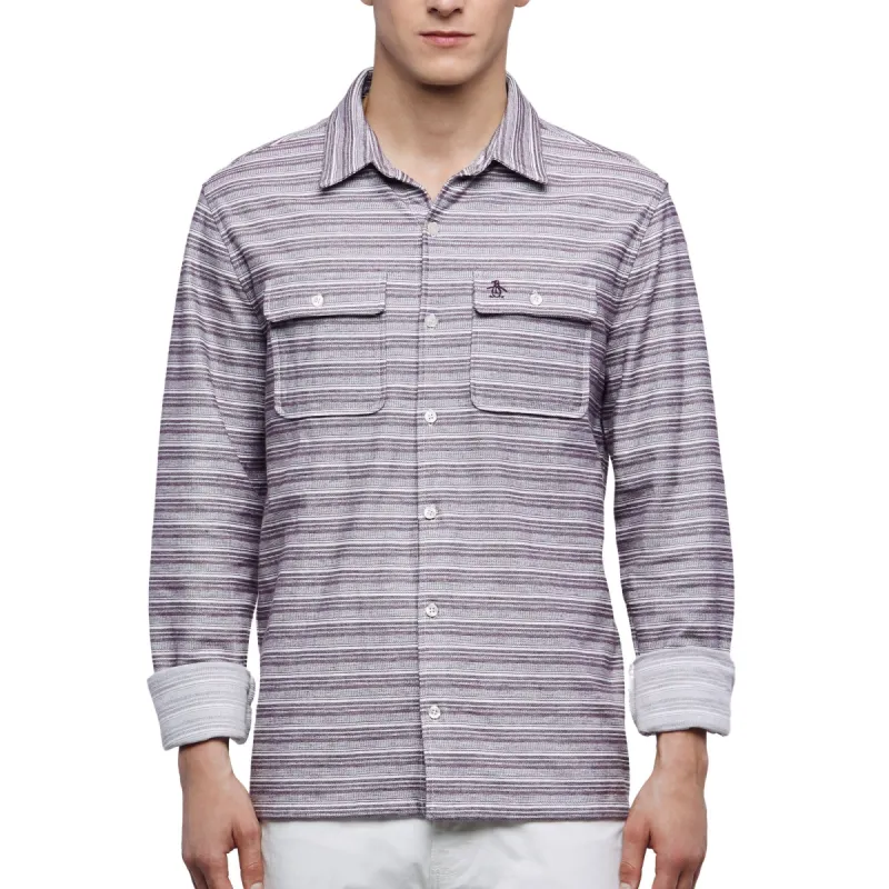Striped Double Pocket Shirt sold by Original Penguin