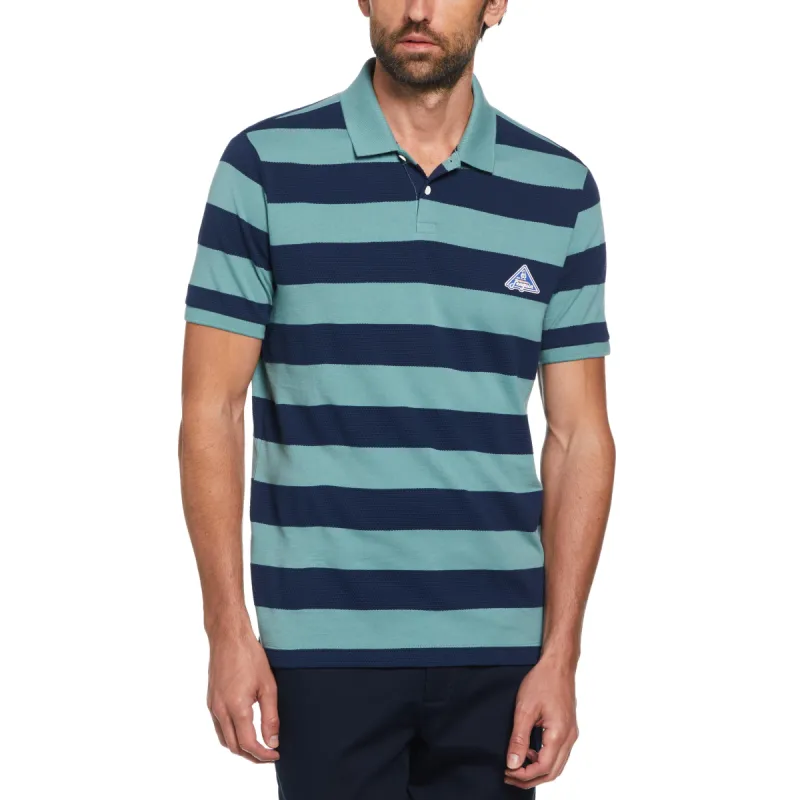 Interlock Stripe Polo sold by Original Penguin