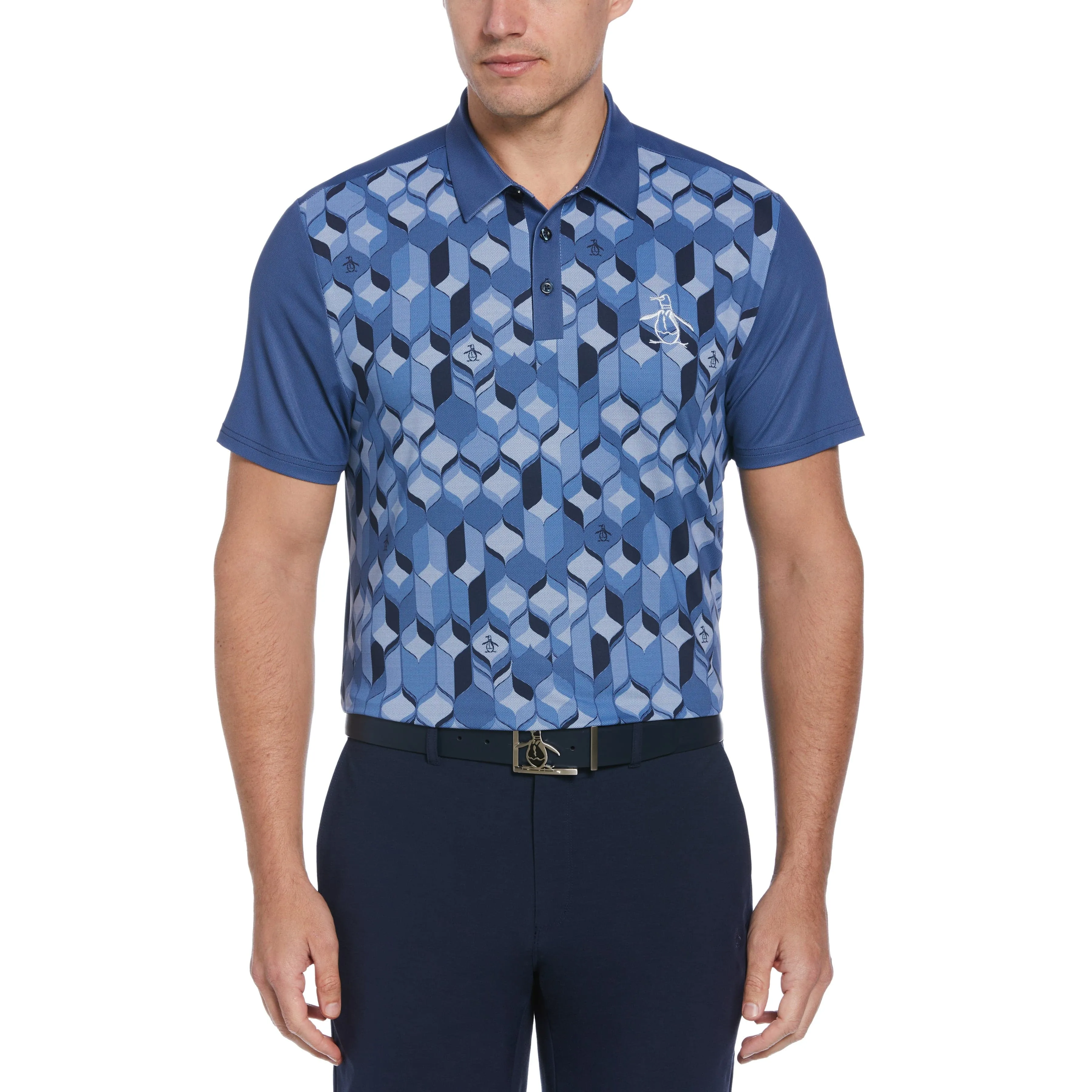 70's Oxford Block Golf Polo sold by Original Penguin