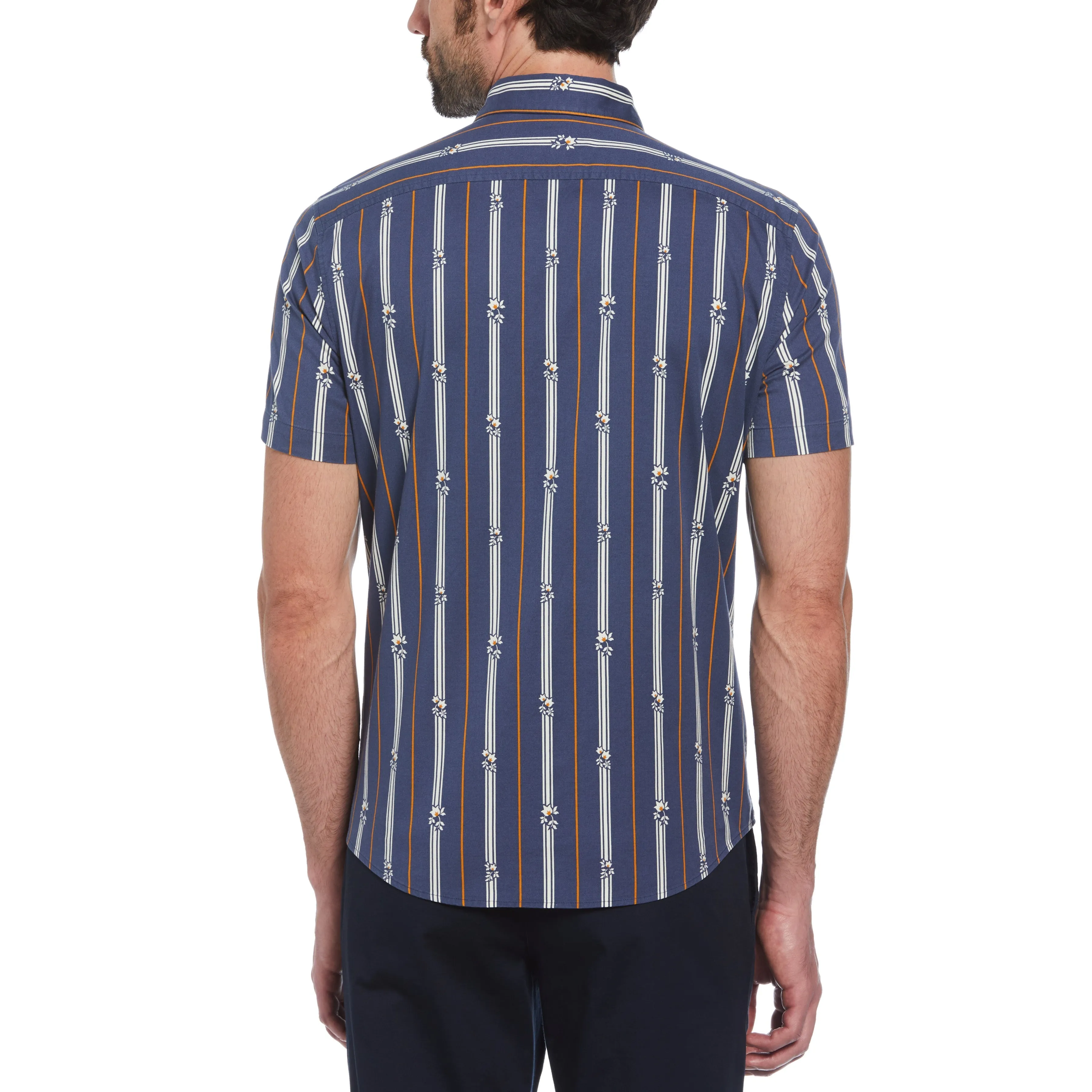 EcoVero™ Blend Vertical Stripe Shirt sold by Original Penguin product image thumbnail 2