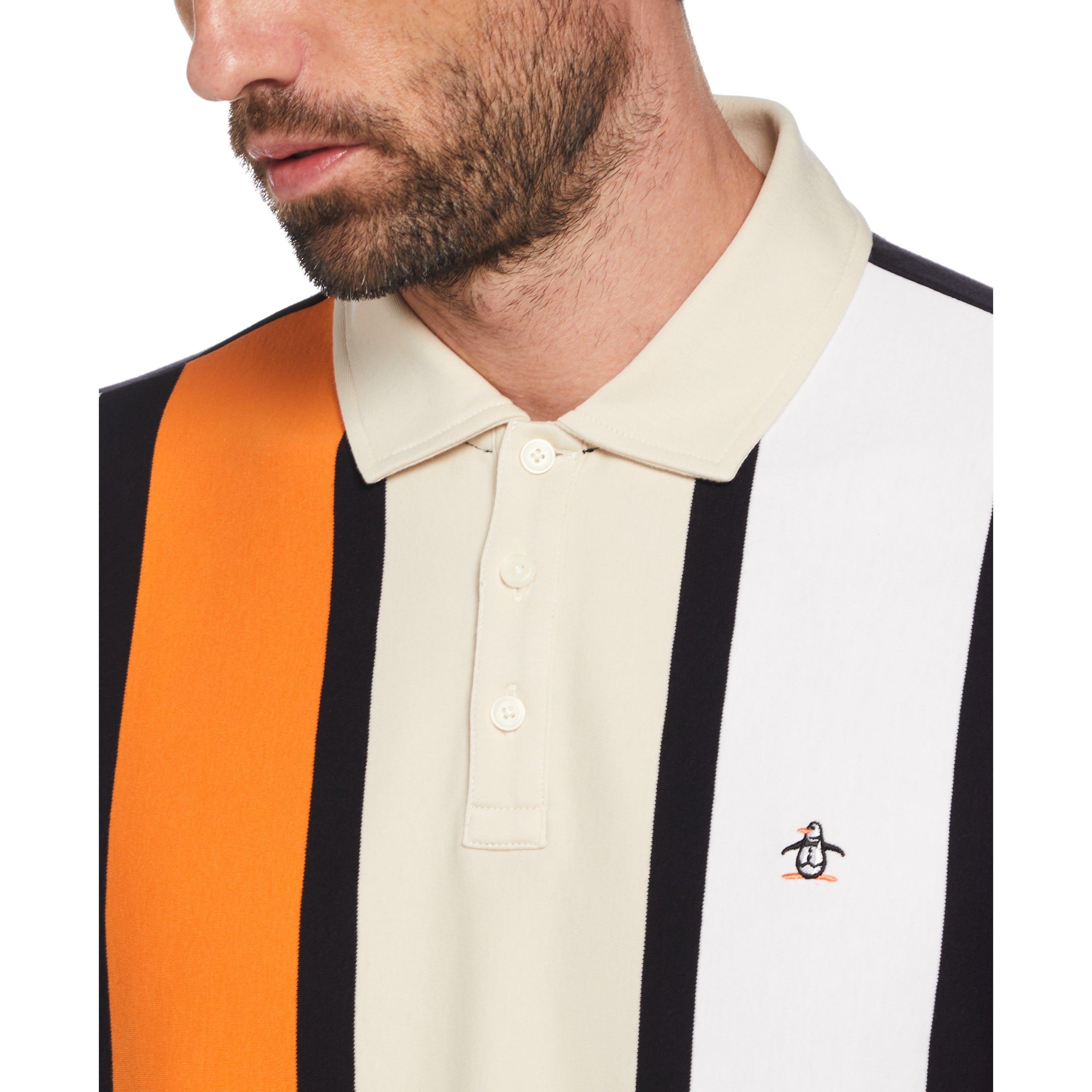 Cotton Interlock Vertical Stripe Polo sold by Original Penguin product image thumbnail 4