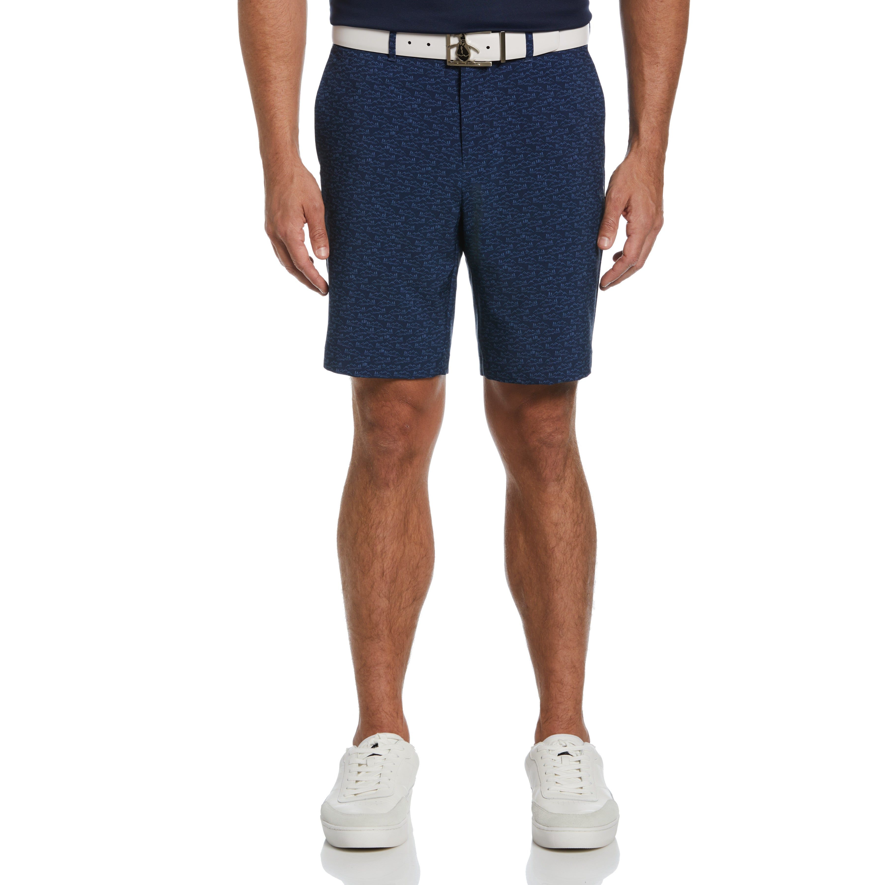 Flat Front Hiking Print Golf Short sold by Original Penguin