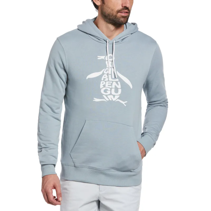 Pete Logo Fleece Hoodie sold by Original Penguin