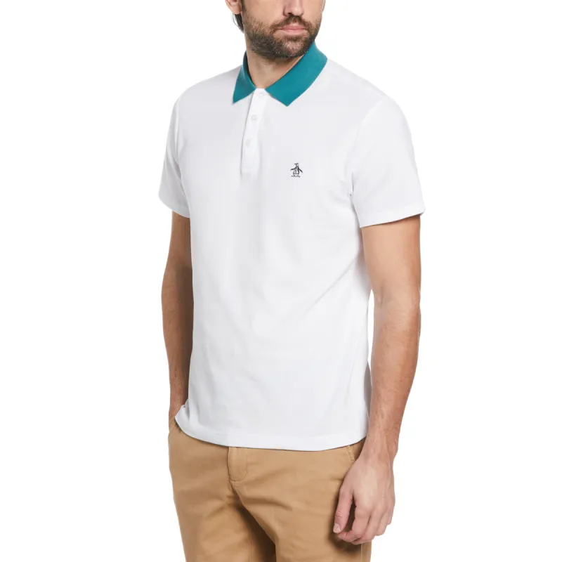 Contrast Collar Polo sold by Original Penguin