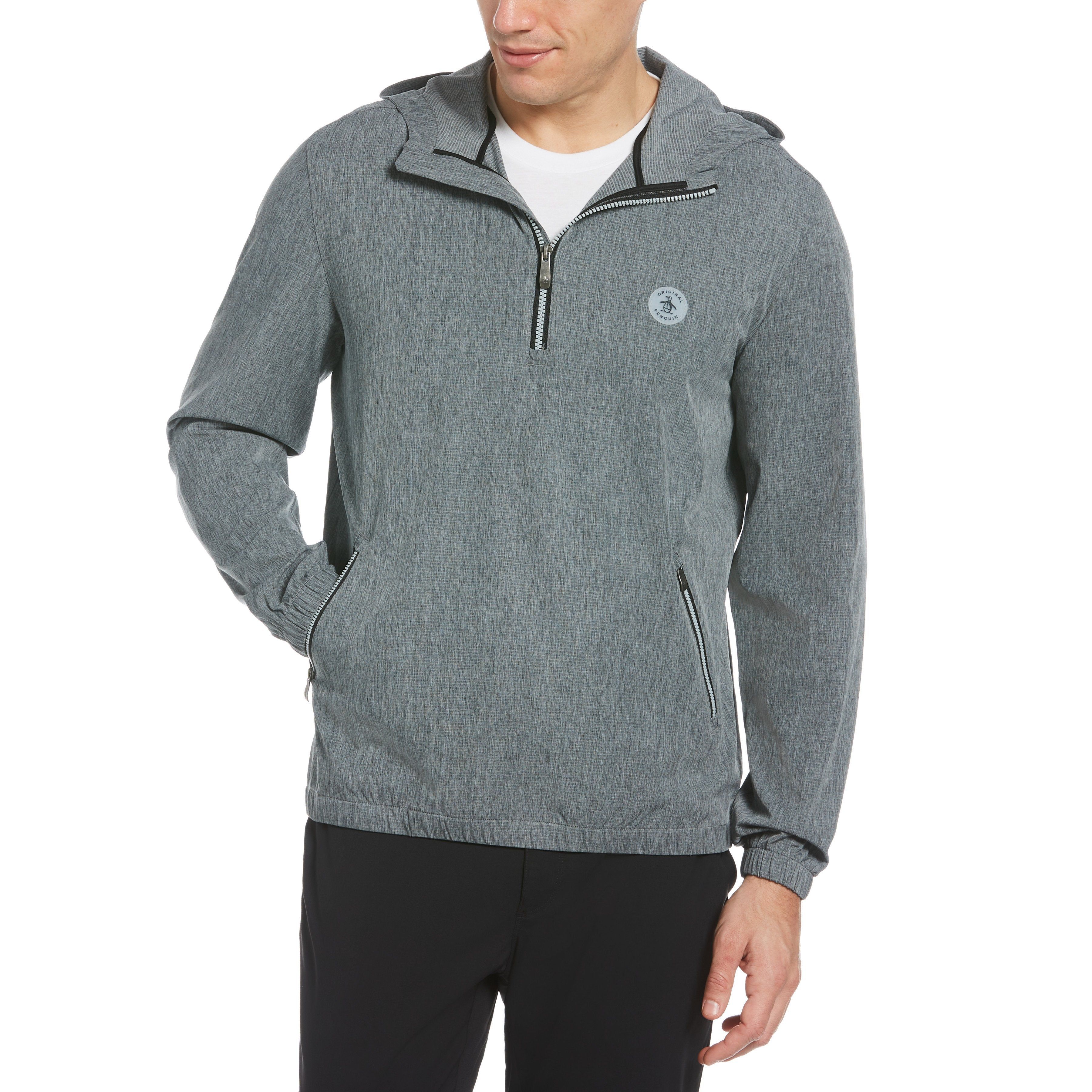 Quarter Zip Hooded Golf Windbreaker sold by Original Penguin